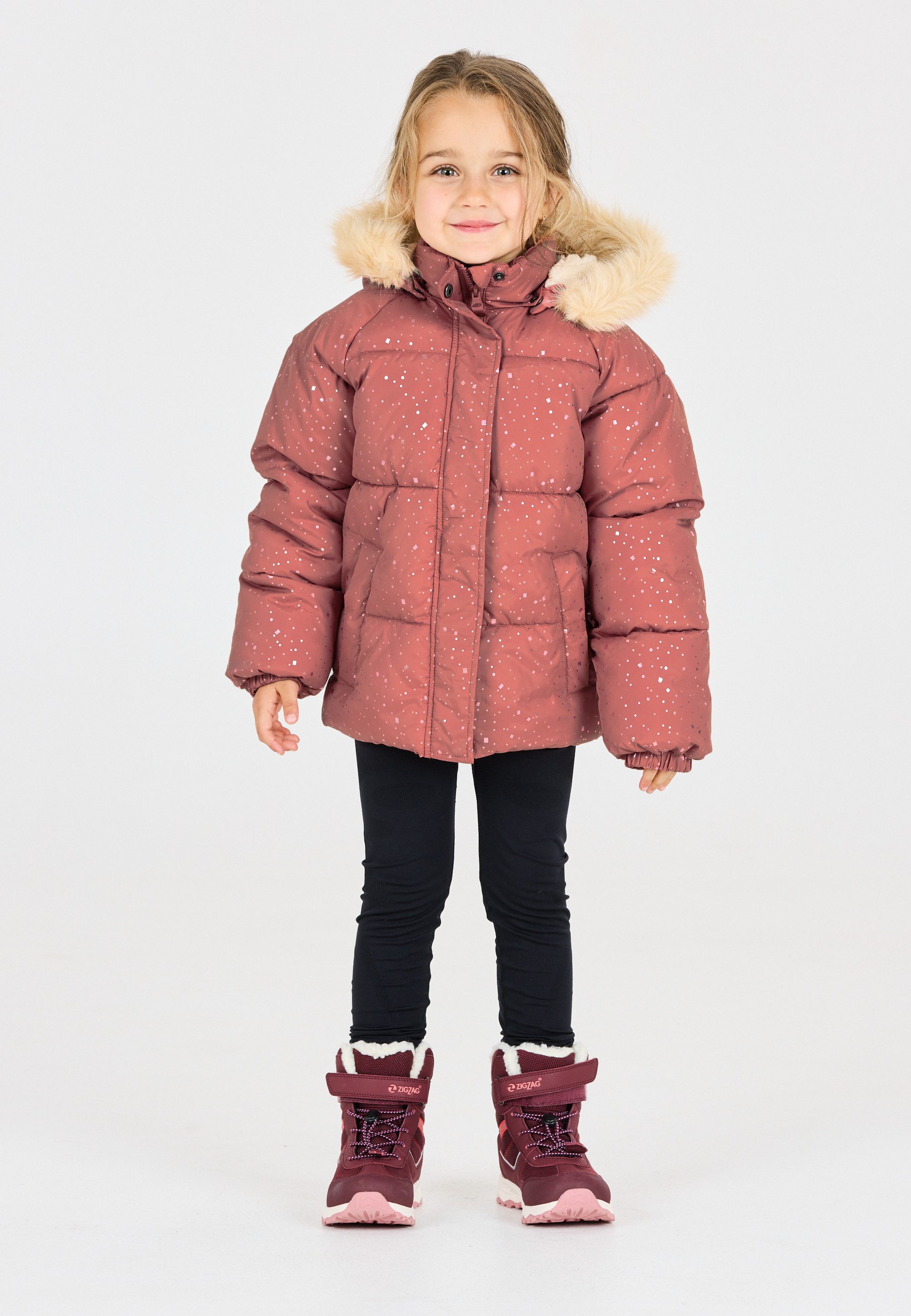 ZIGZAG Steppjacke Alya mit abnehmbarer Kapuze