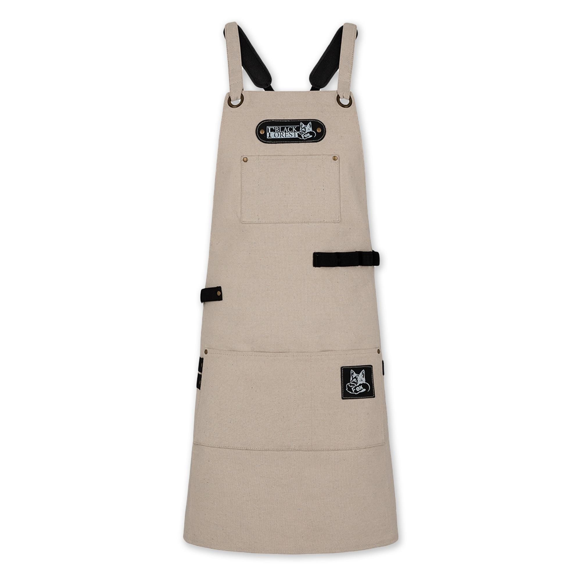BLACK FOREST FOX Grillschürze Canvas Arbeitsschürze, Grillschürze BBQ Kochs günstig online kaufen