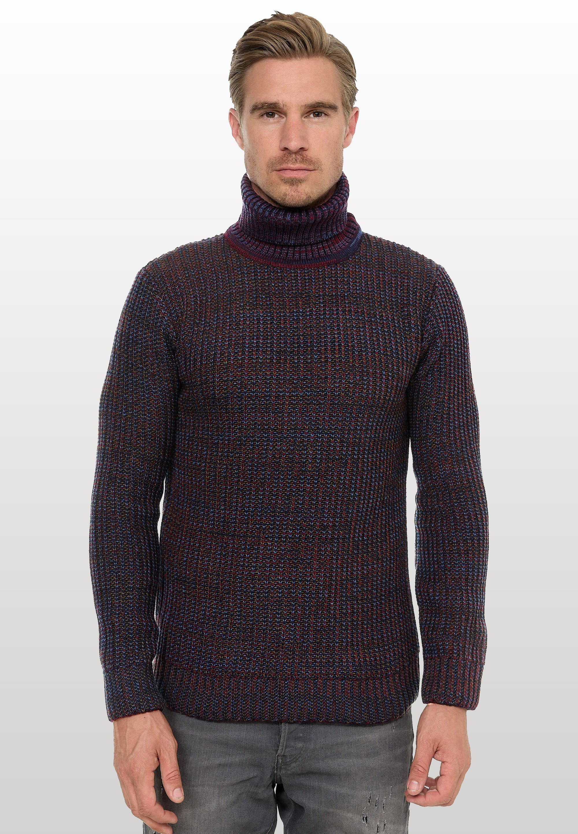 Rusty Neal Rollkragenpullover im angesagten Strickdesign