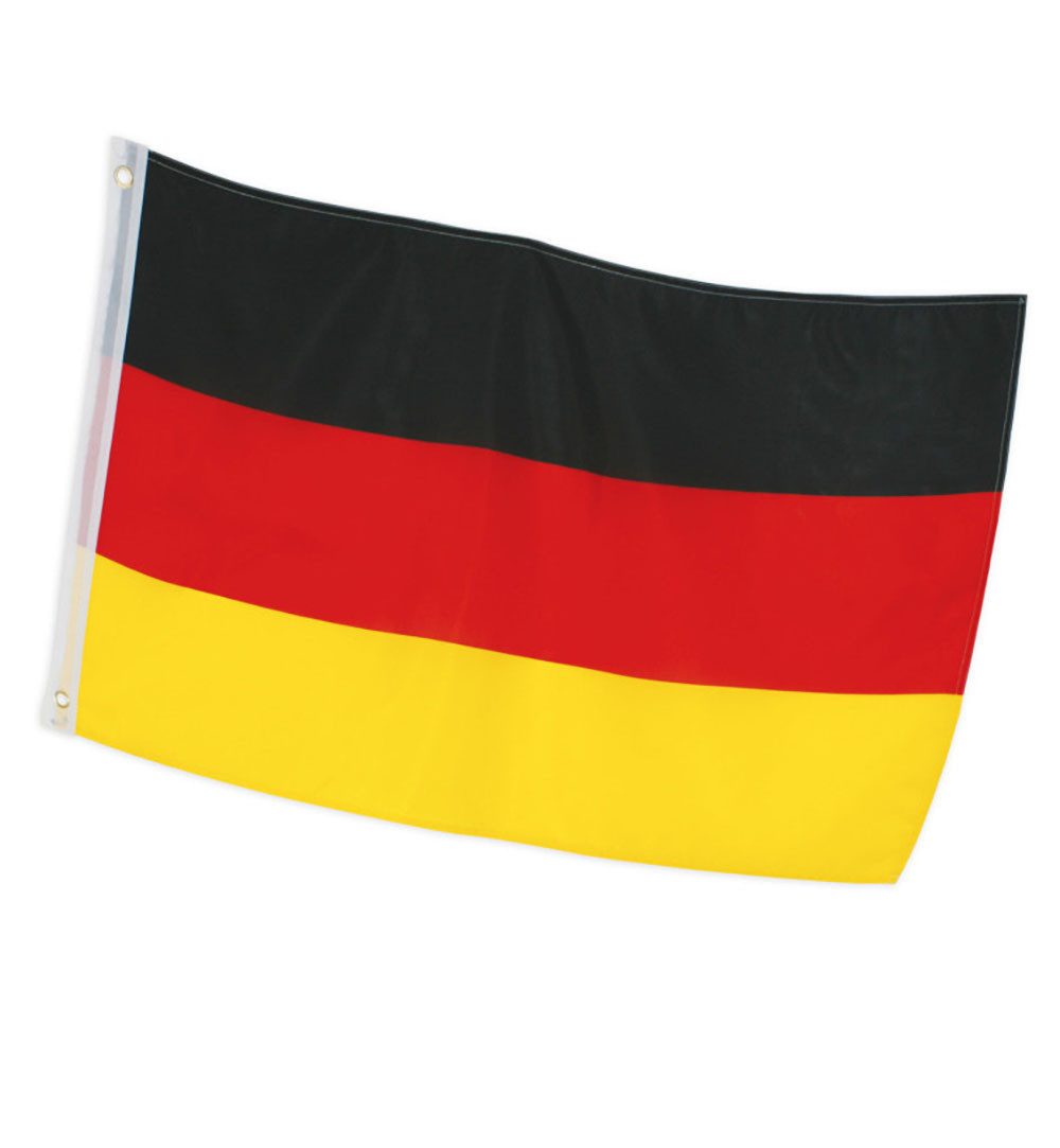 Fahne Deutschland Fahne Schwenkfahne 90 x 150 cm Ösen EM Fußball