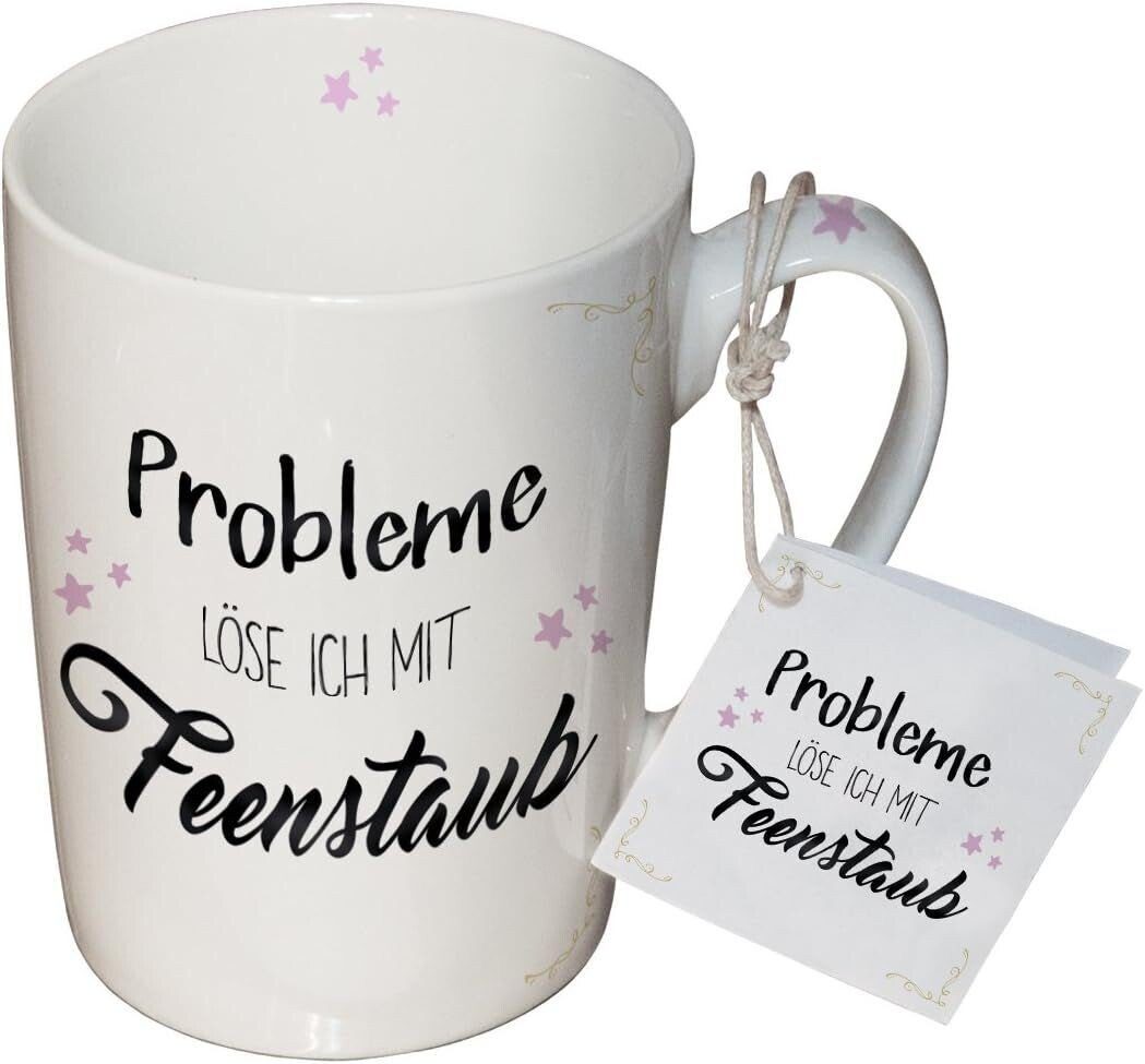 Tasse Porzellan Becher Feenstaub, Kaffee-Tee Mug