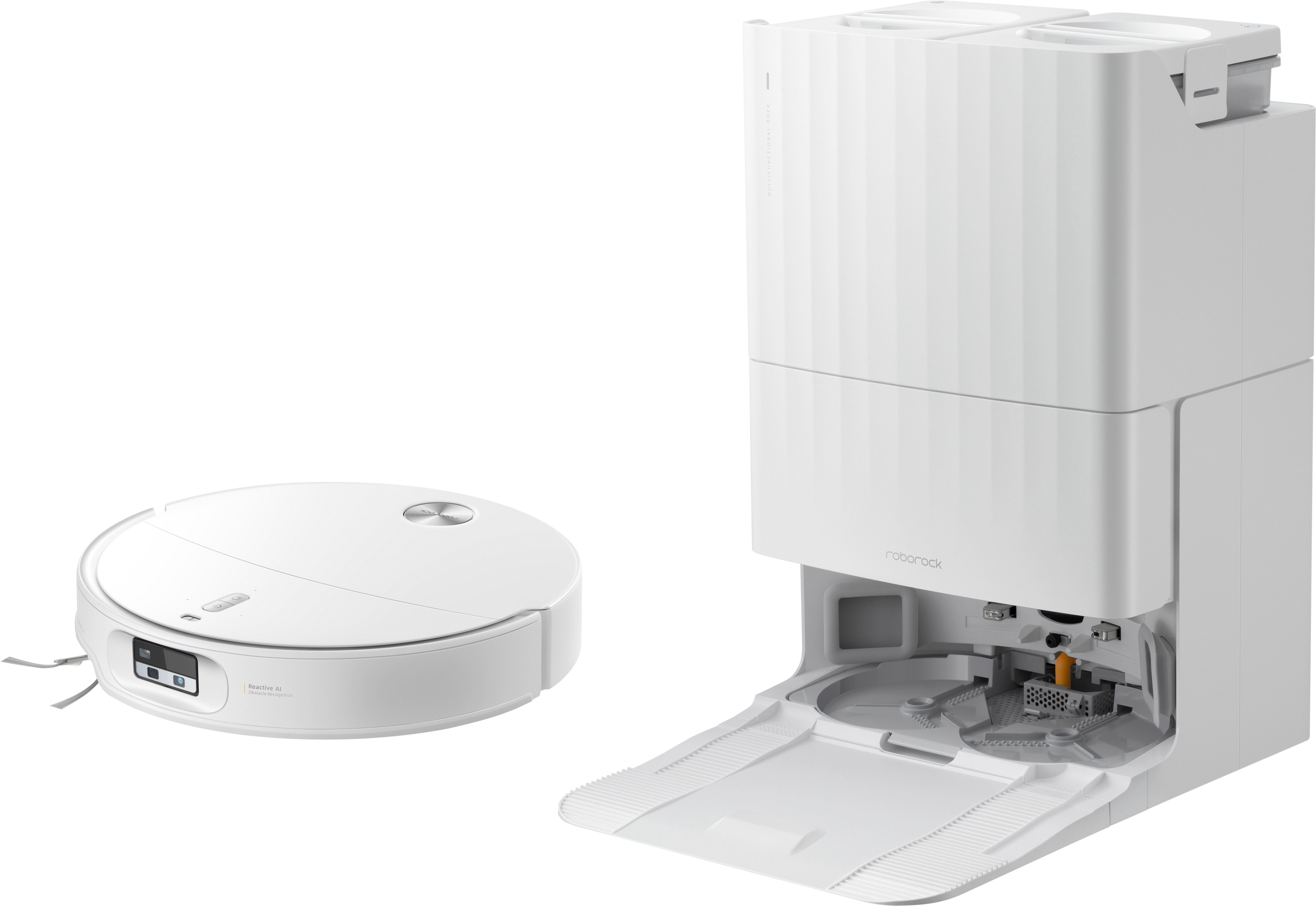Roborock Saugroboter Qrevo Edge 2X, 60 W, mit Beutel, 25.000 Pa HyperForce-Saugkraft, Multifunktionsstation