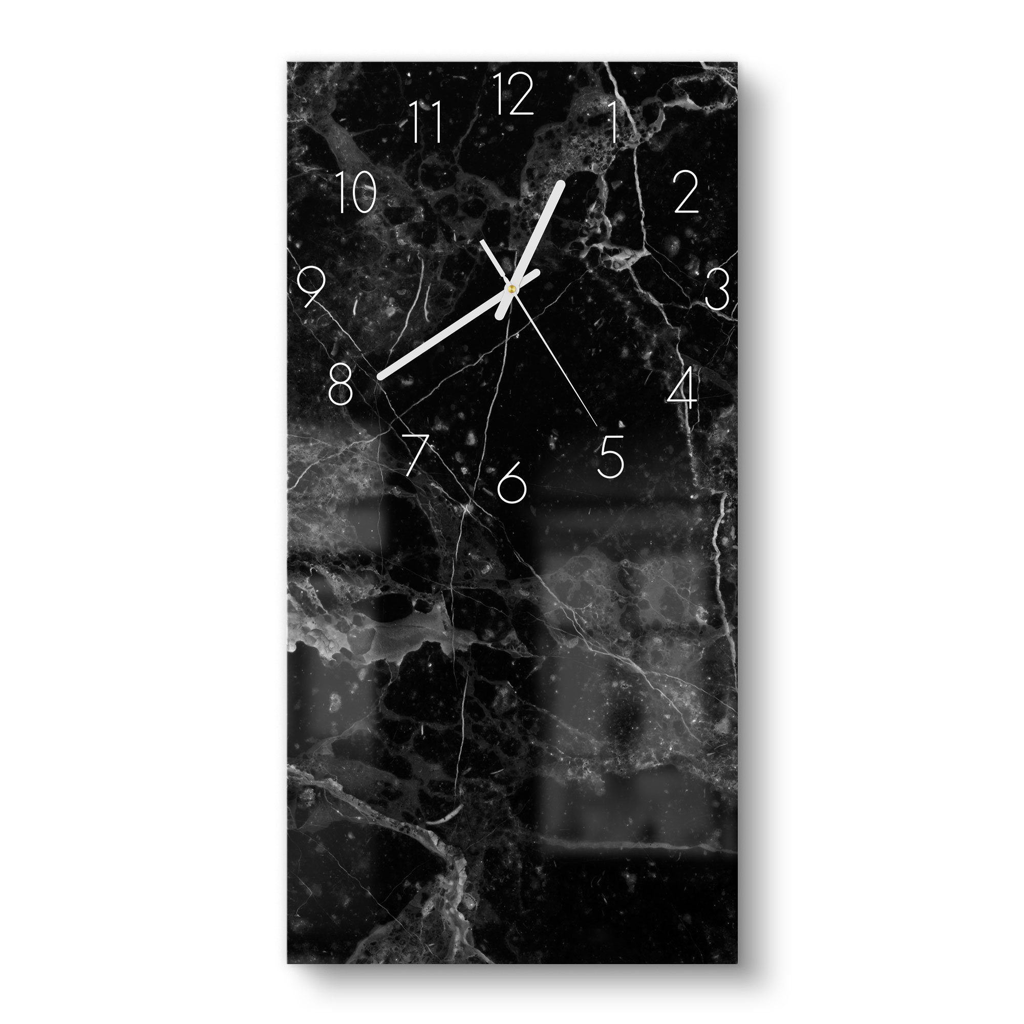 DEQORI Wanduhr 'Marmorplatte nah' (Glas Glasuhr günstig online kaufen
