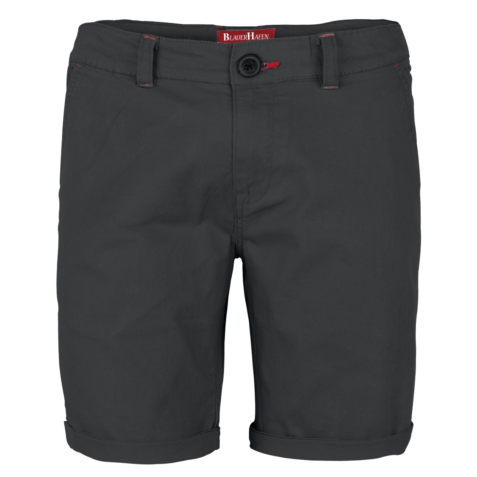 BlauerHafen Chinoshorts Herren Stretch Chino Shorts günstig online kaufen