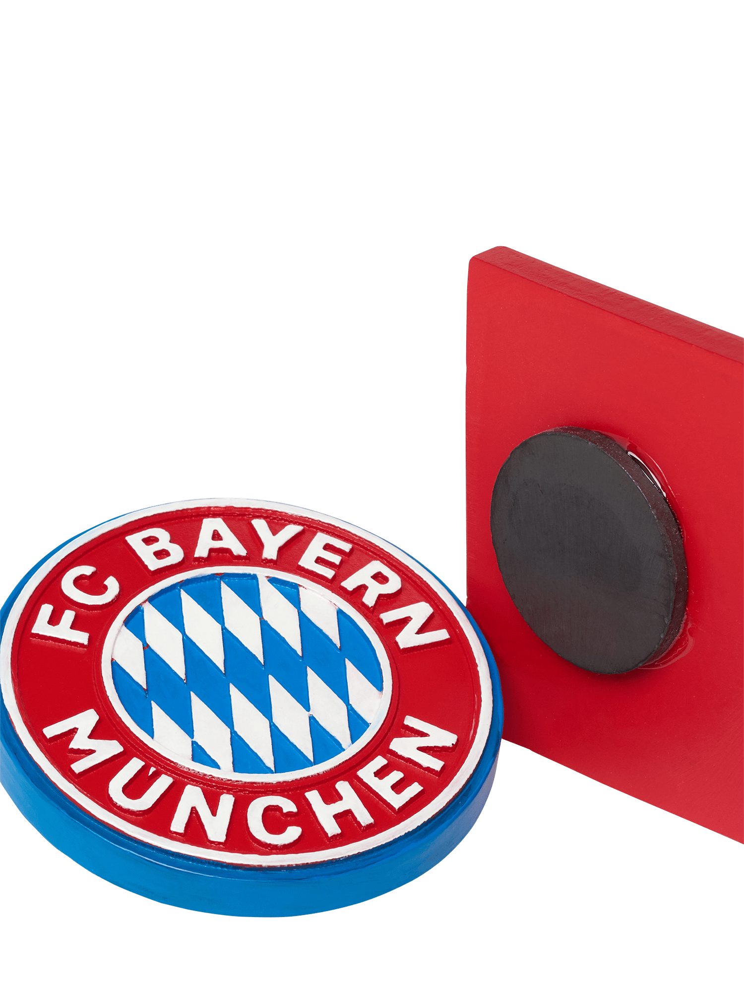 FC Bayern München Magnet FC Bayern München Magnet Logo 2er-Set Rot I Fußball