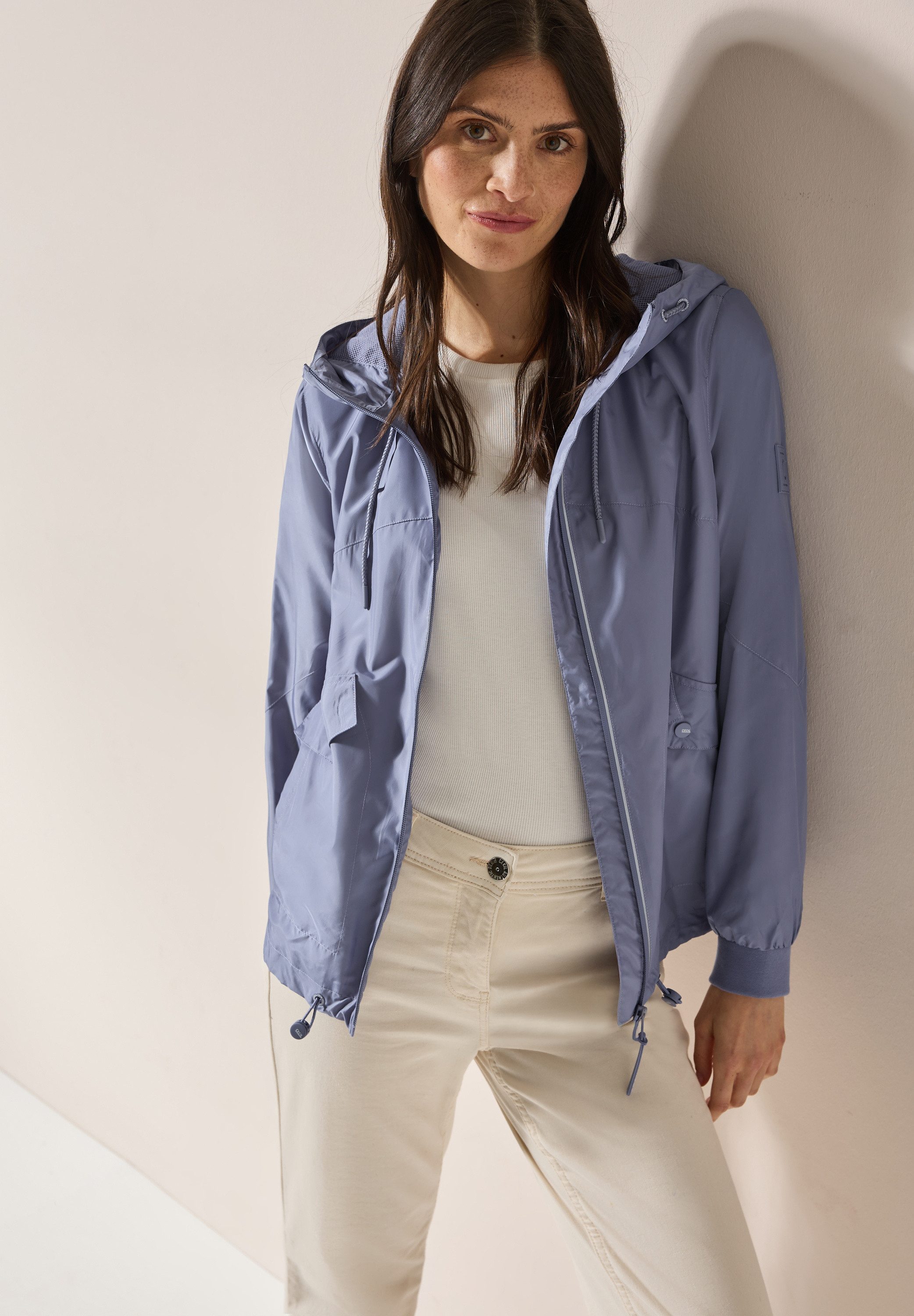 CECIL Windbreaker mit Kapuze und Tunnelzug