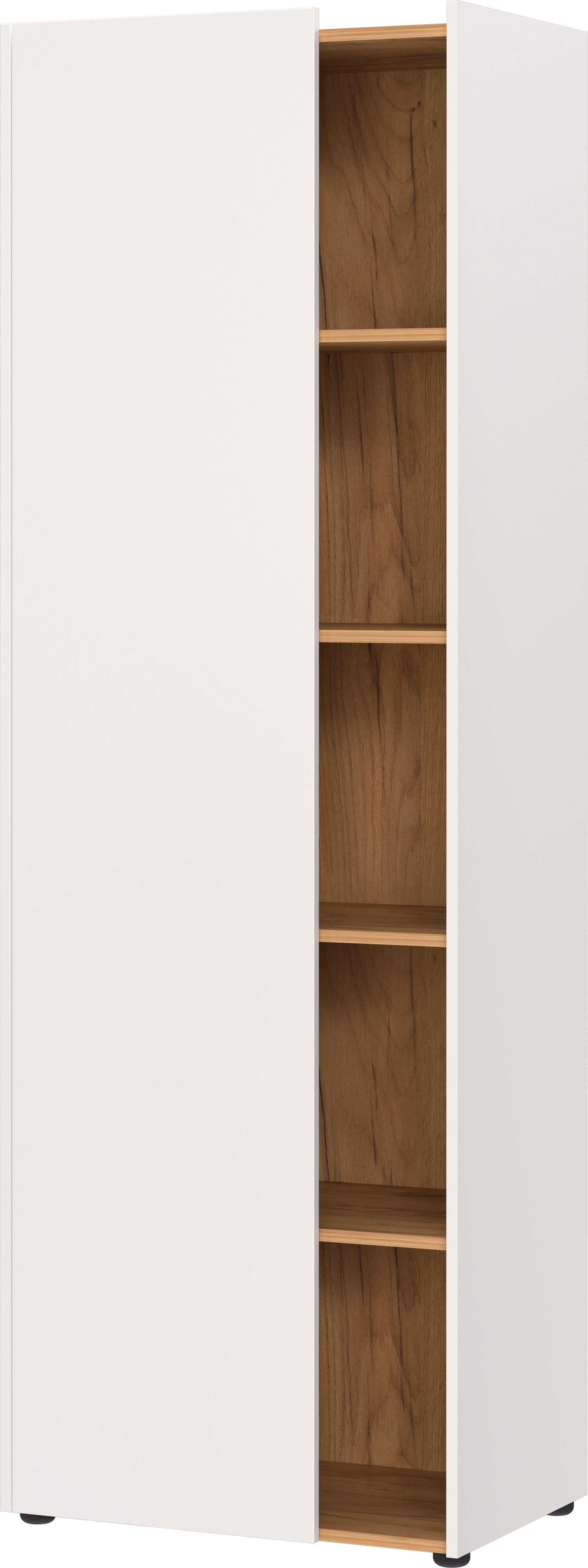 andas Aktenschrank Njavve mit griffloser Tür & 4 Regalböden, kratzfeste  Oberfläche, Höhe 188 cm, Made in Germany