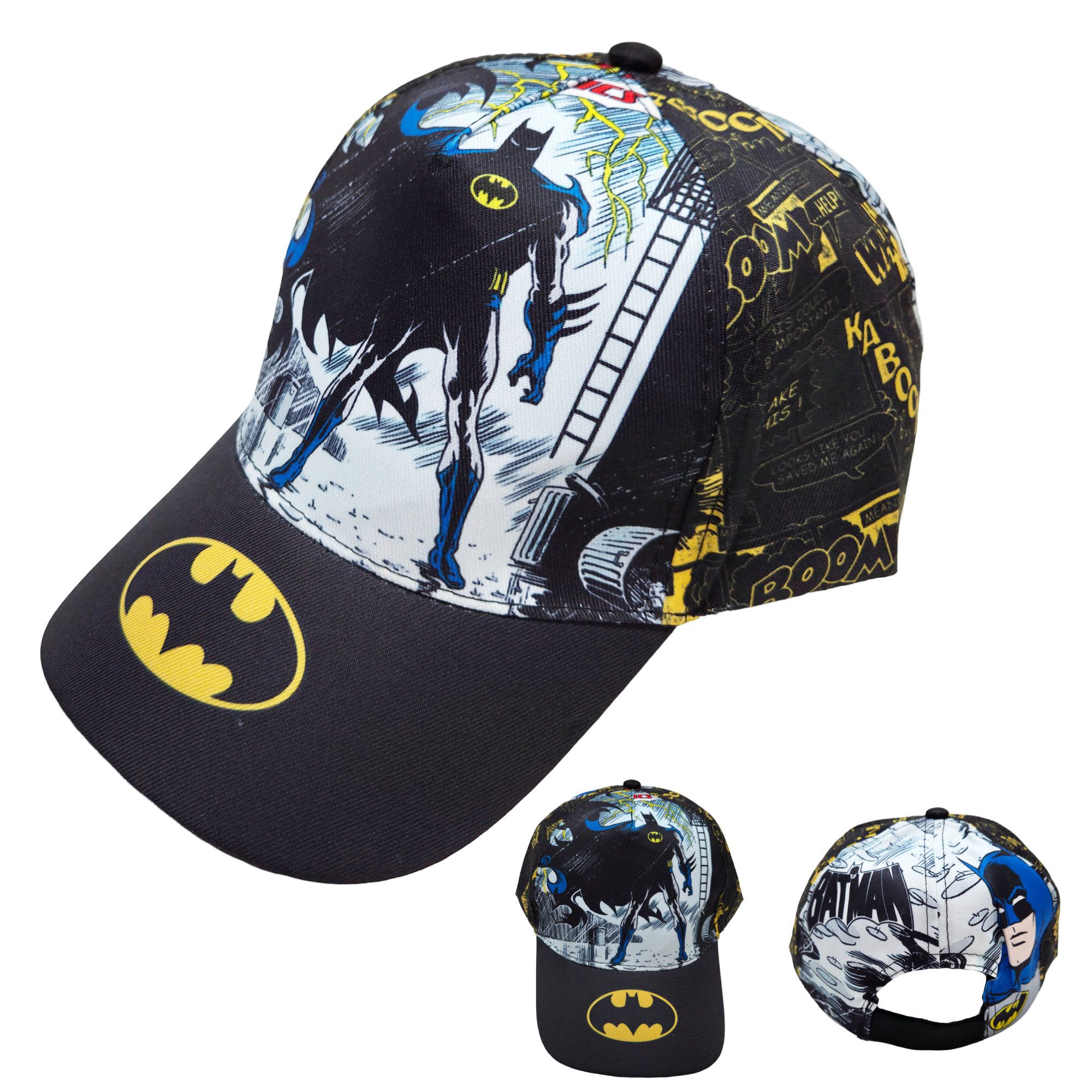 DC Comics Baseball Cap DC Comics Batman Classic Jungen Basecap Baseball Kappe Gr. 53 bis 55
