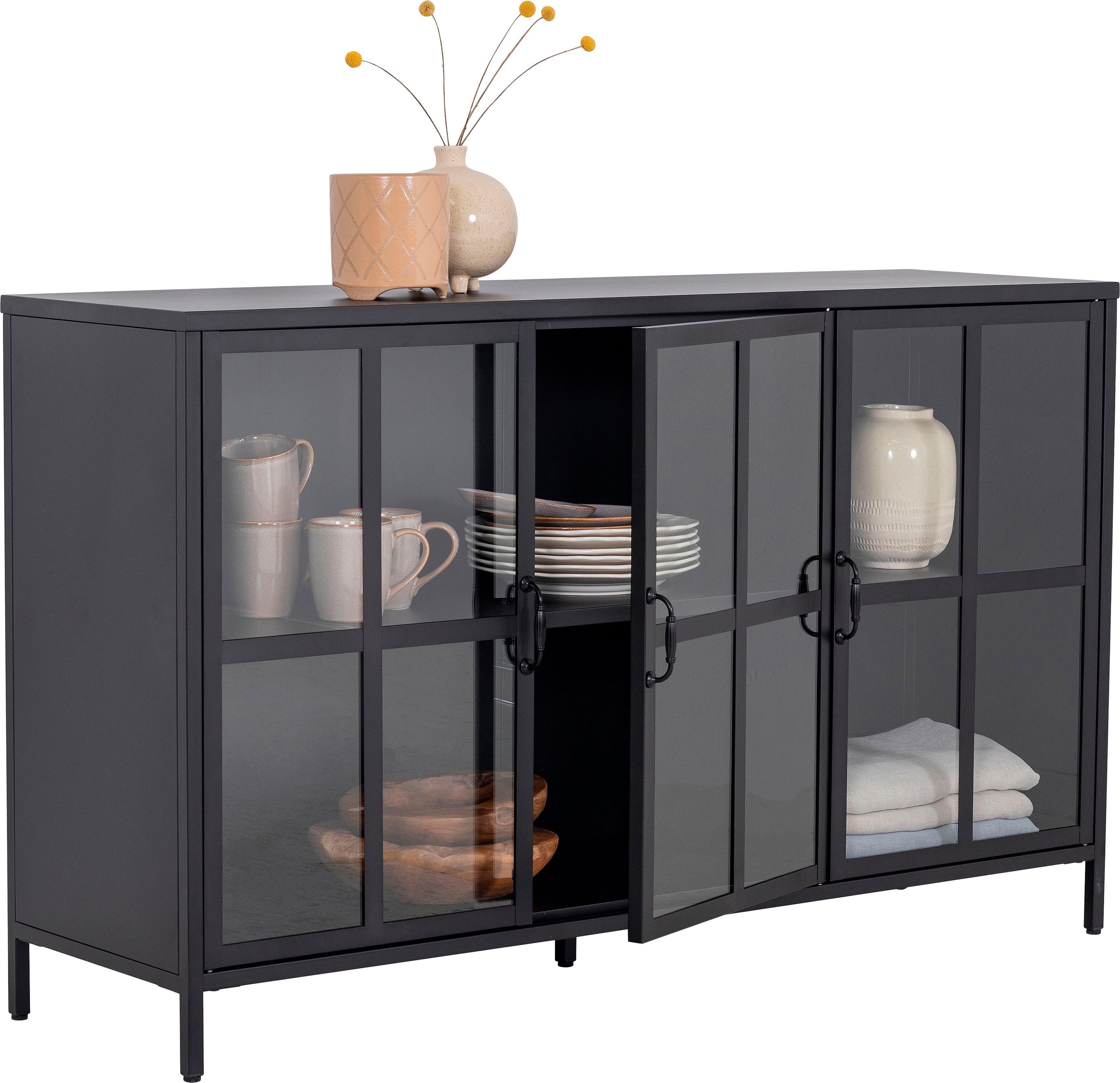 Vitrine Choice Homexperts Glastüren mit Sideboard designorientiertes