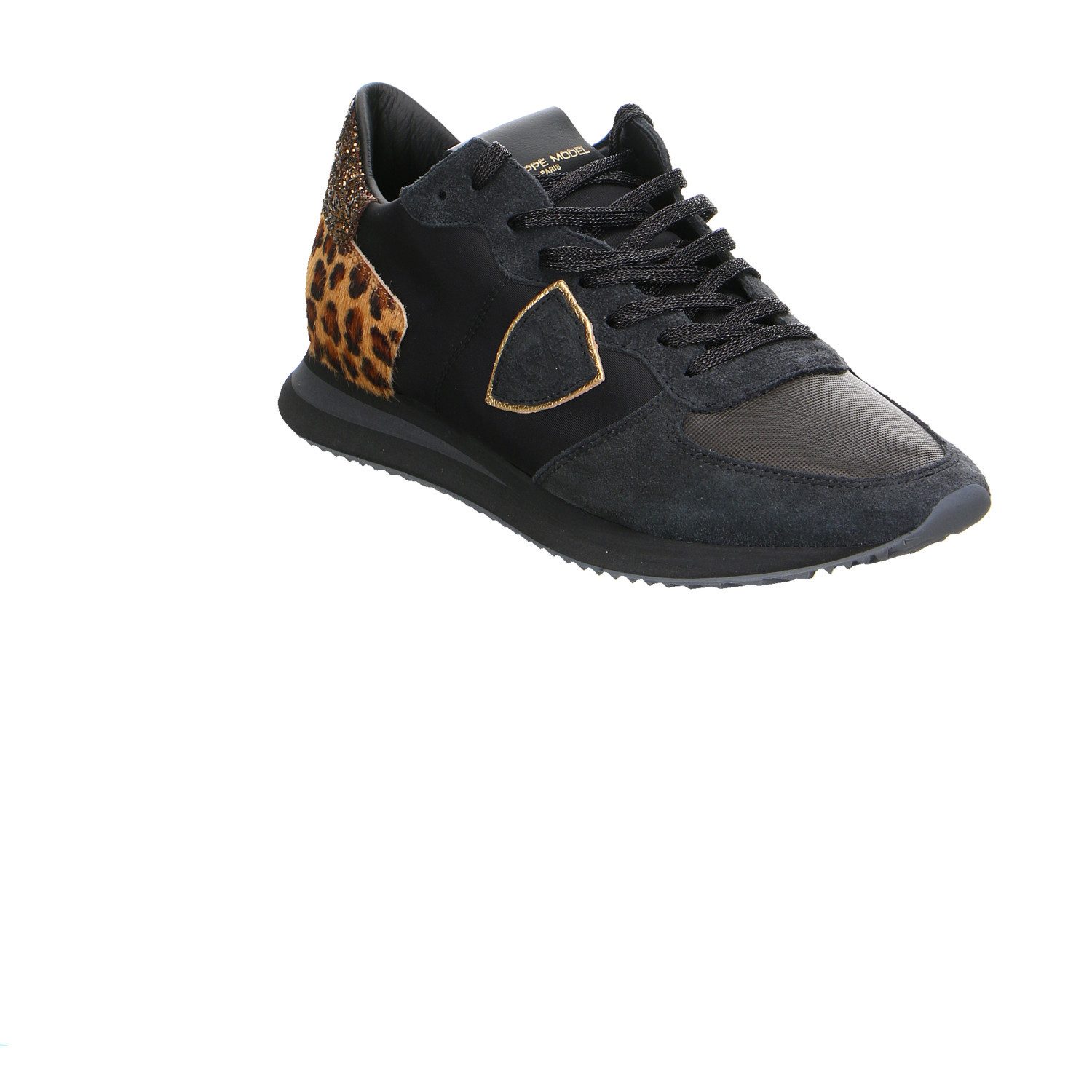 PHILIPPE MODEL Philippe Model Tzld Xl 01 Velour Schnürschuhe schwarz Schnürschuh