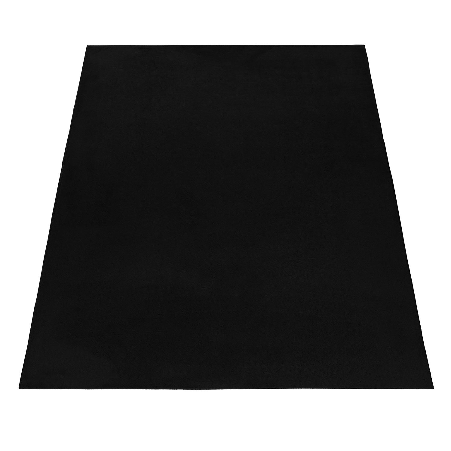 Teppium Teppich Unicolor - Einfarbig, Rechteckig, Höhe: 20 mm, Teppich Wohnzimmer Einfarbig Shaggy Modern Flauschiger Felloptik Weich