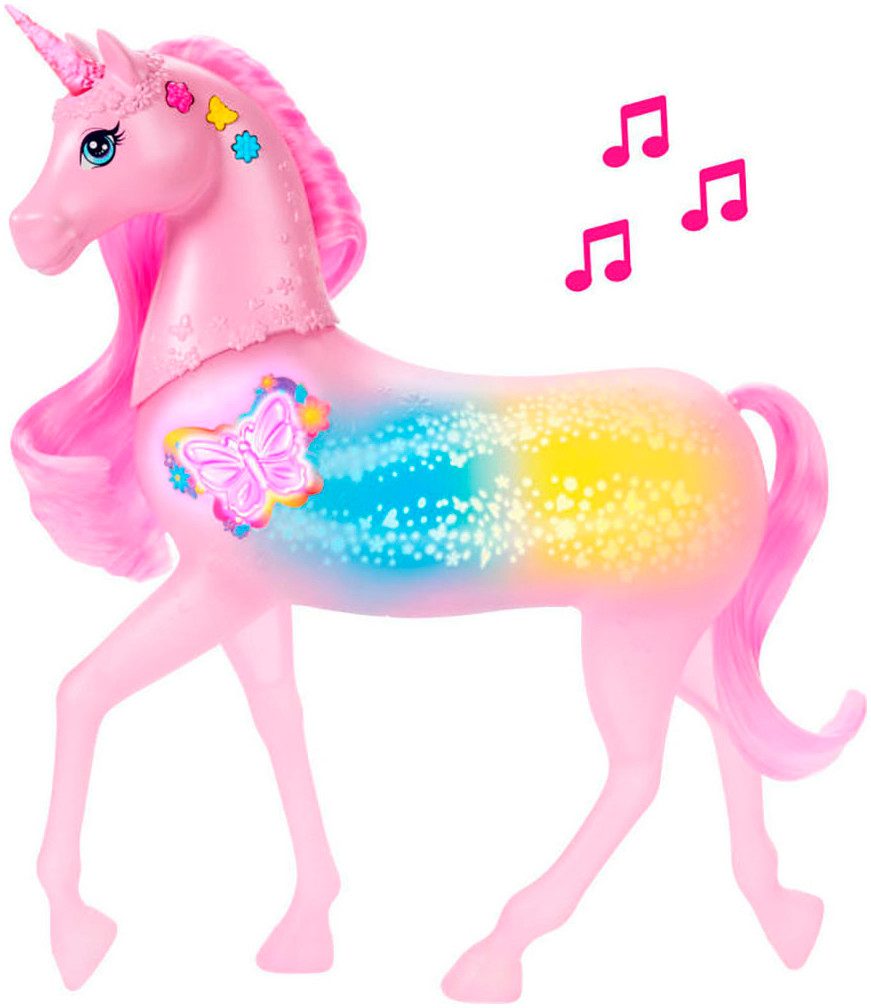 Barbie Spielfigur Magisches Zaubereinhorn, mit Licht und Sound – Bild 4 von 5