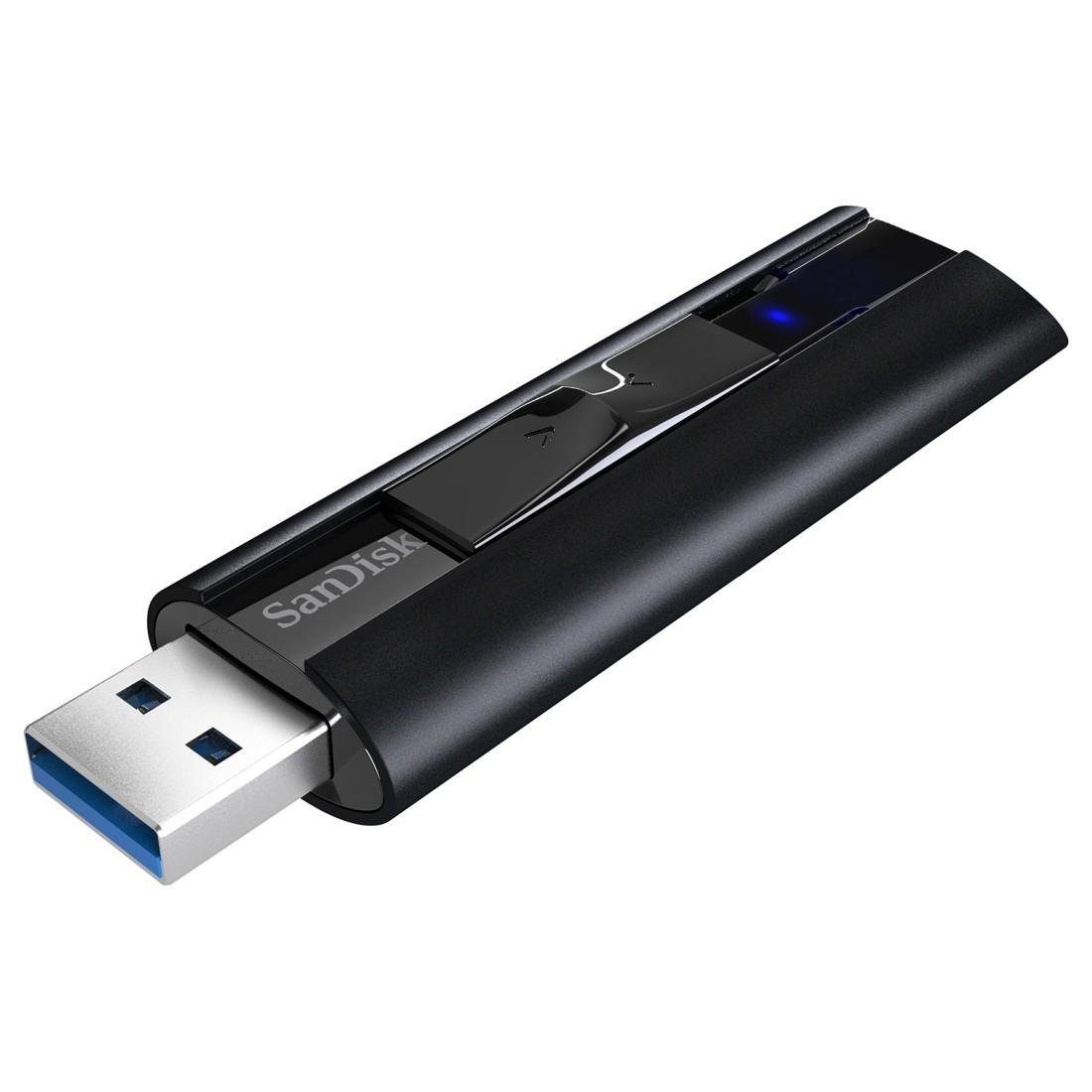 Sandisk Cruzer Extreme Pro, USB 3.2, 420MB/s USB-Stick (Lesegeschwindigkeit 420 MB/s)