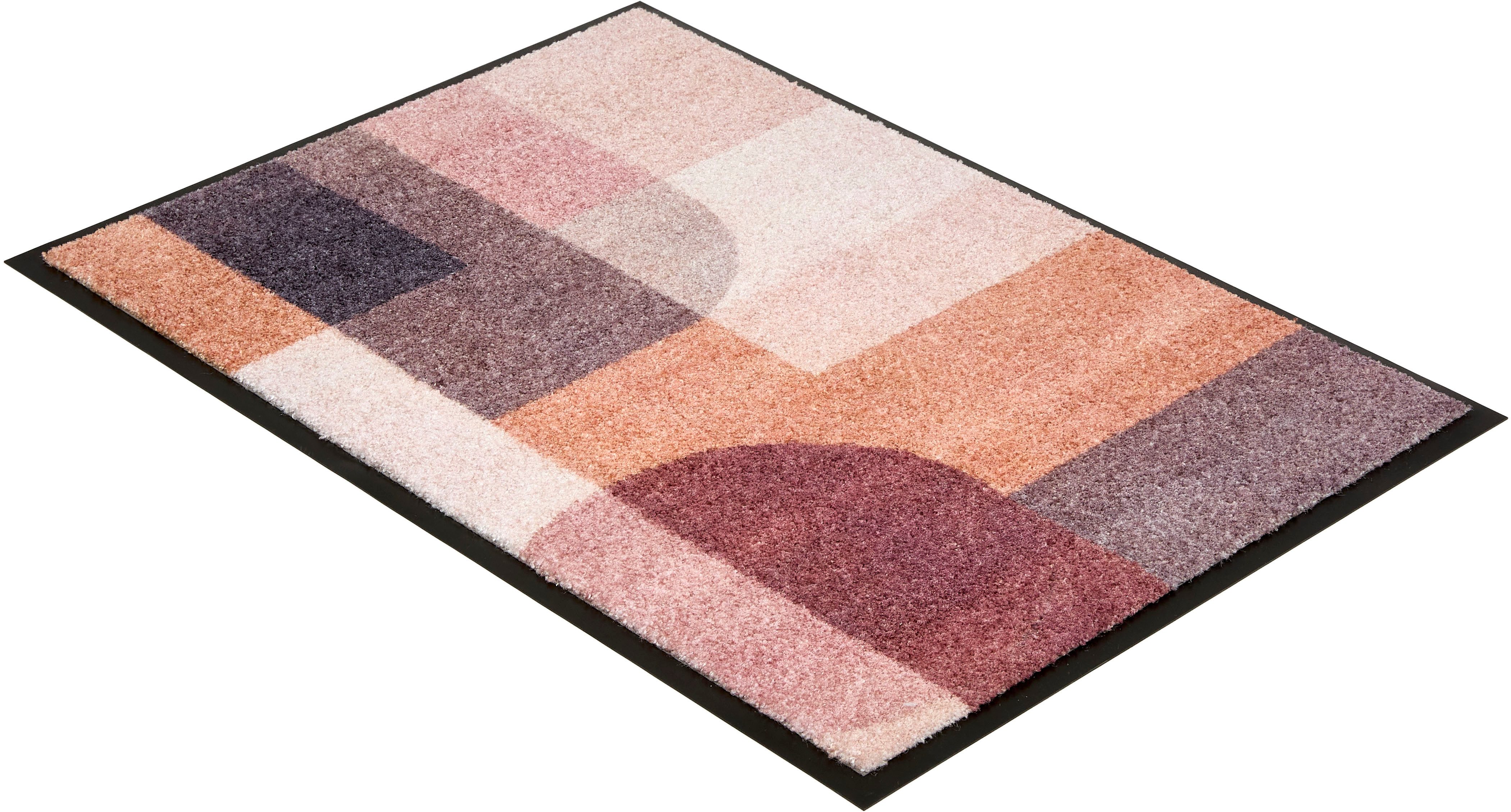 SCHÖNER WOHNEN-Kollektion Fußmatte Bellevue, rechteckig, Höhe: 8 mm, Türmatte, Schmutzfang, In und Outdoor, Sauberlauf, waschbar