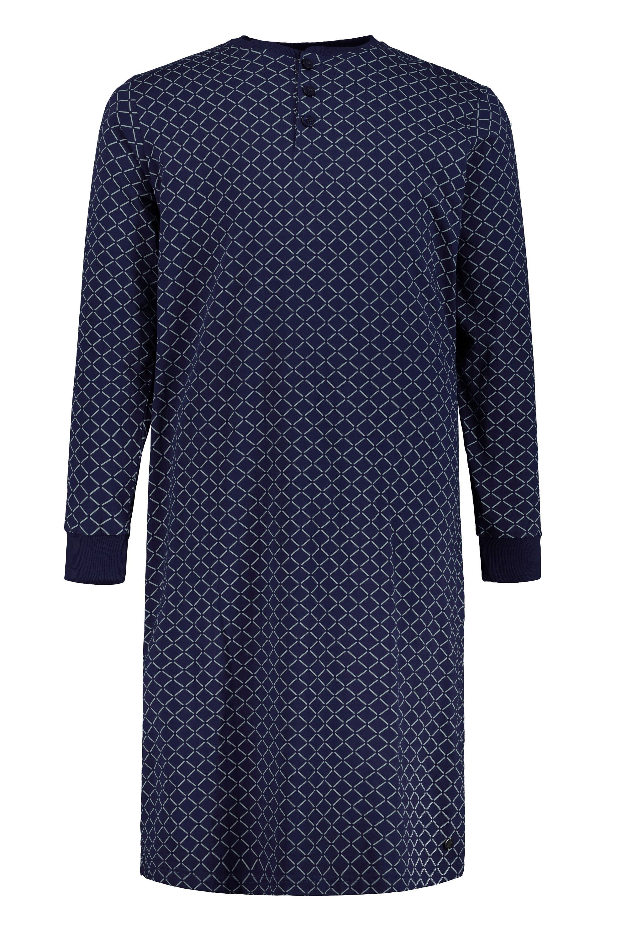 JP1880 Schlafanzug Nachthemd uni Langarm bis Gr 8XL günstig online kaufen