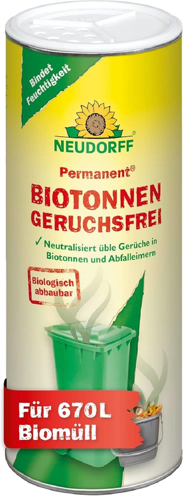 Biotonnenpulver Neudorff Permanent Biotonnen Geruchsfrei 500g