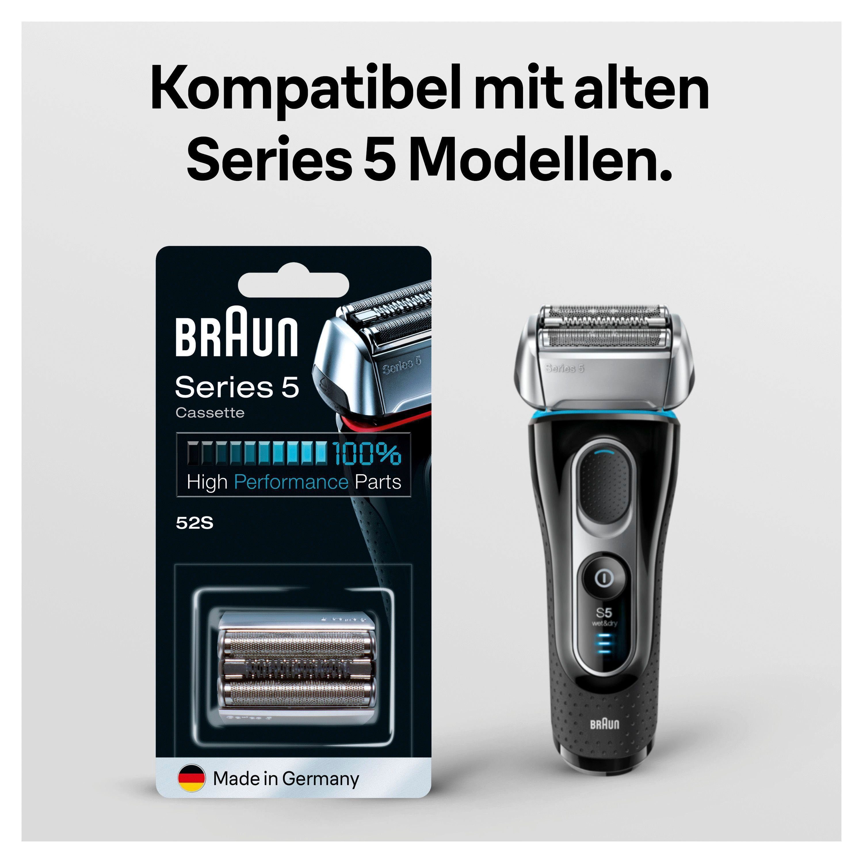 Braun Ersatzscherteil Series 5 52, kompatibel mit Series 5 Rasierern