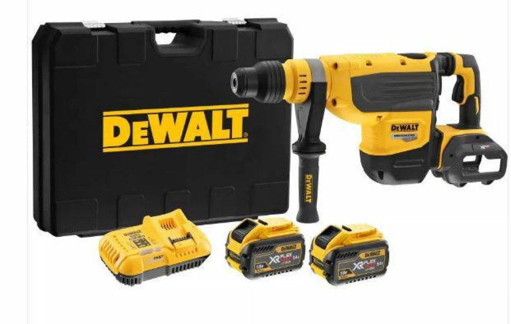 DeWalt Akku-Bohrhammer DEWALT Akku-Bohrhammer SDS-Max 54V DCH735X2 13,3J 2x9/3,0Ah FLEXVOLT