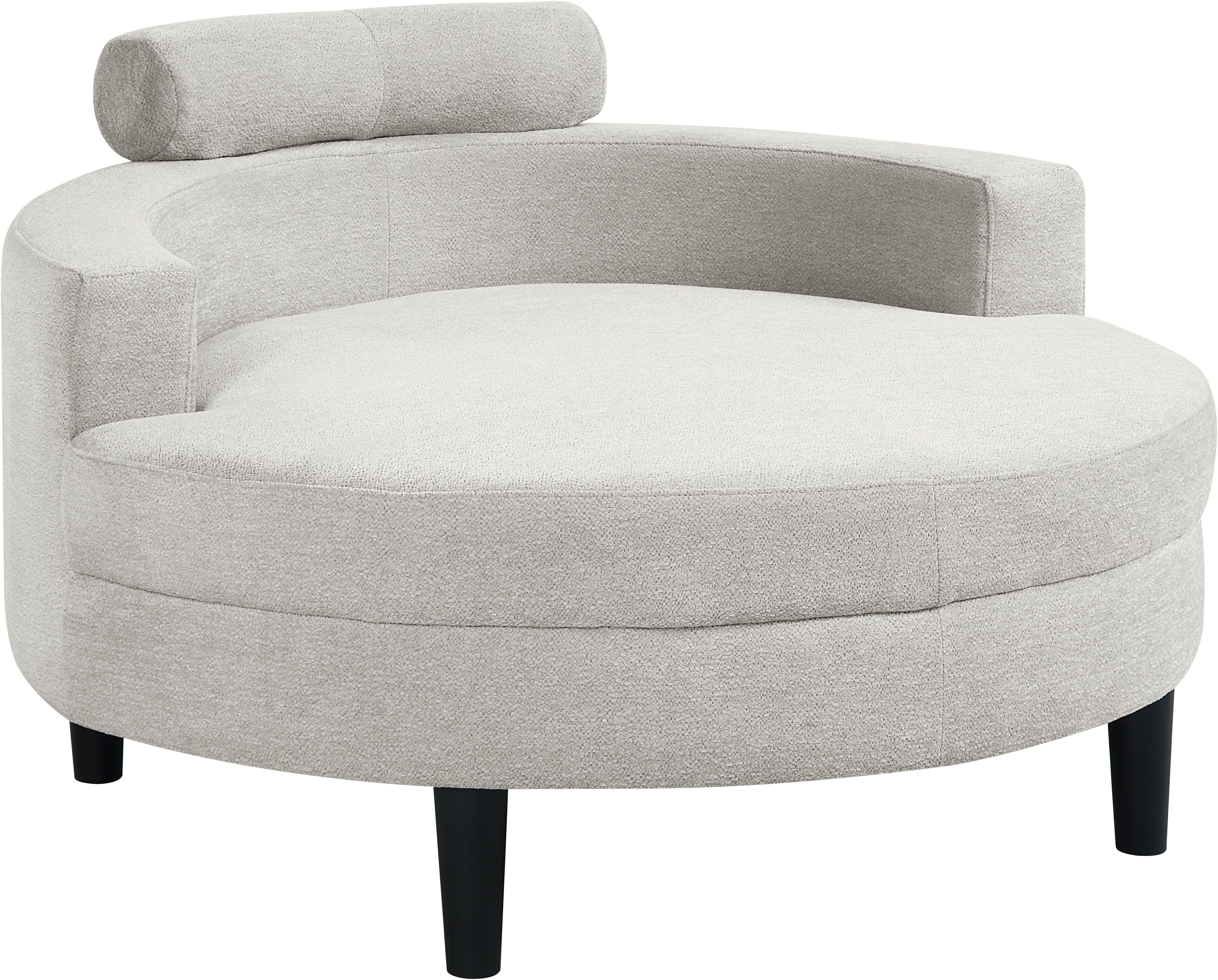 ATLANTIC home collection Loveseat Ravi Sessel, B: 114 cm, Sitzhöhe: 42 cm, XXL- Sessel, mit Stauraumhocker, Rückenstütze & 4 Zierkissen