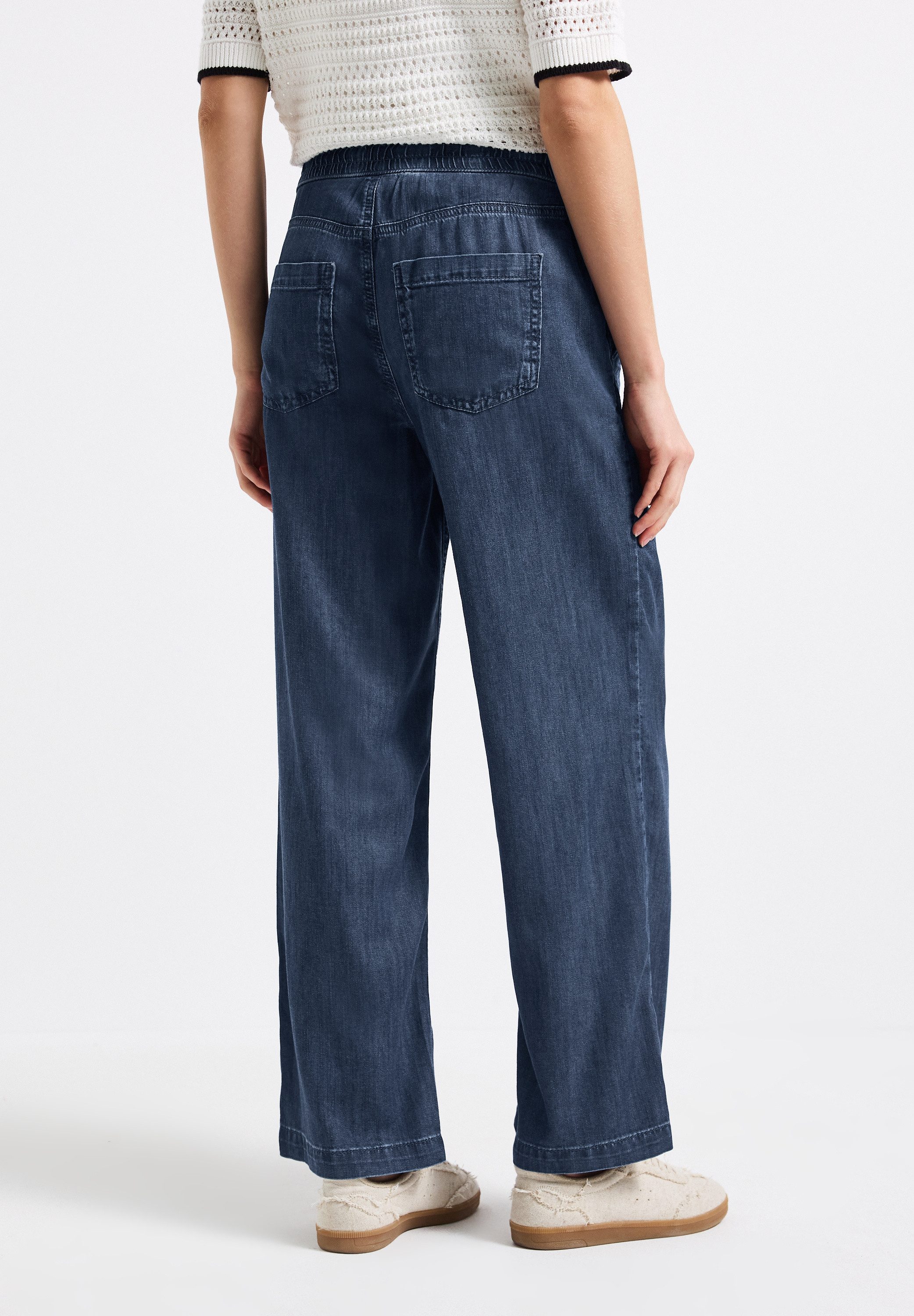STREET ONE Loose-fit-Jeans High Waist günstig online kaufen