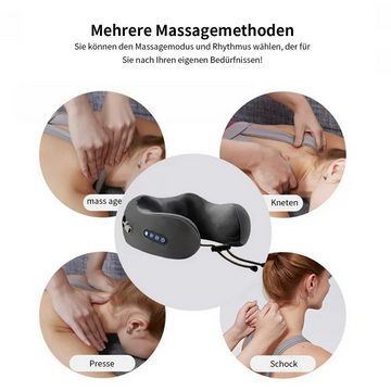 Welikera Massagekissen Massagekissen, 3-stufig regelbar Heiße Kompressen Schmerzlinderung