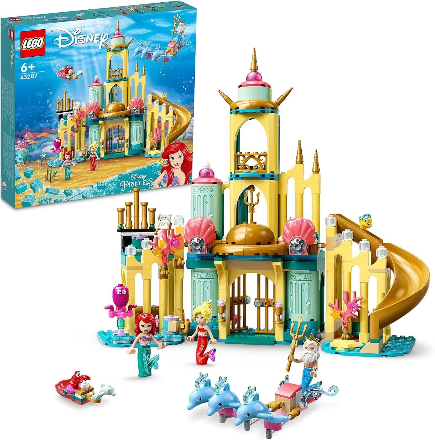 Disney Arielles Unterwasserschloss Konstruktionsspielsteine