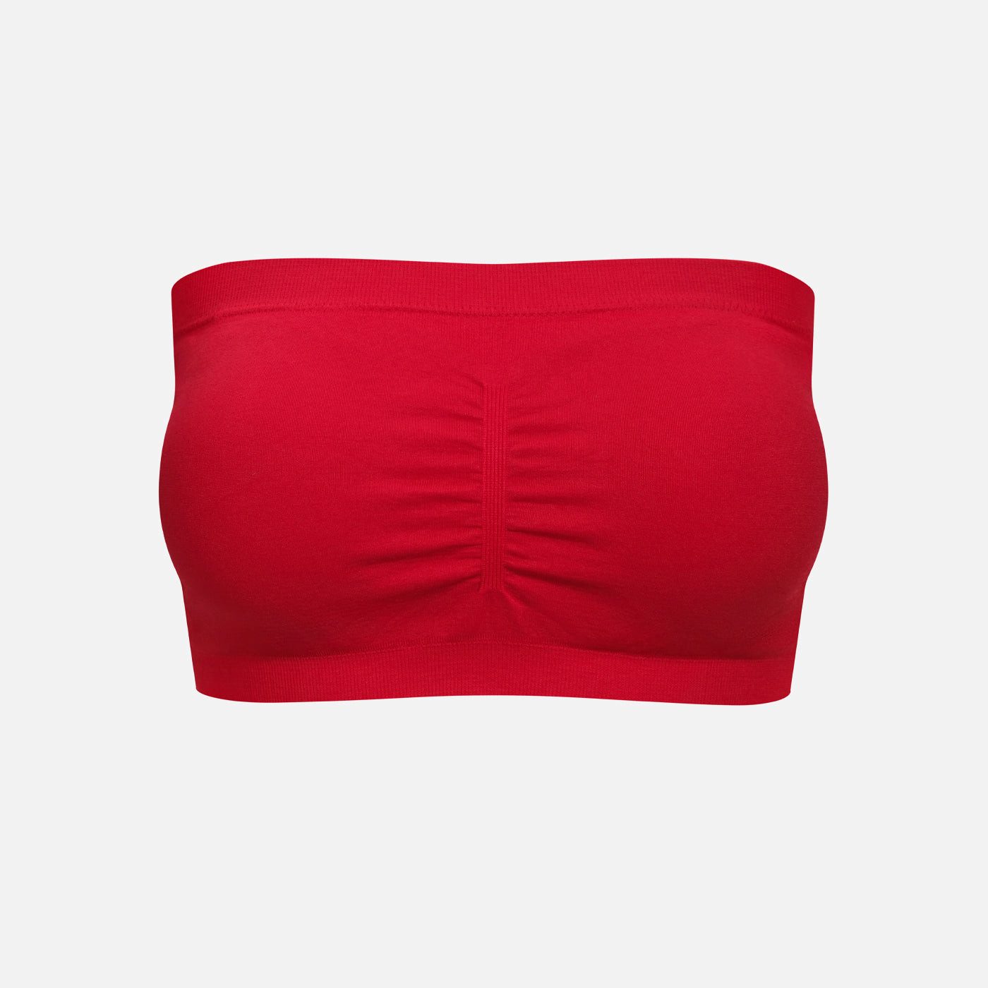 cfab by creamy fabrics Bandeau-BH Bandeau-BH-Rot-S (1-tlg)