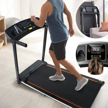 VENDOMNIA Laufband Treadmill - LCD-Display, 1000W, Lauffläche 100x38cm - (Trainingszeit, Distanz, Kalorienverbrauch, Geschwindigkeit), klappbar, elektrisch, bis 6Km/h