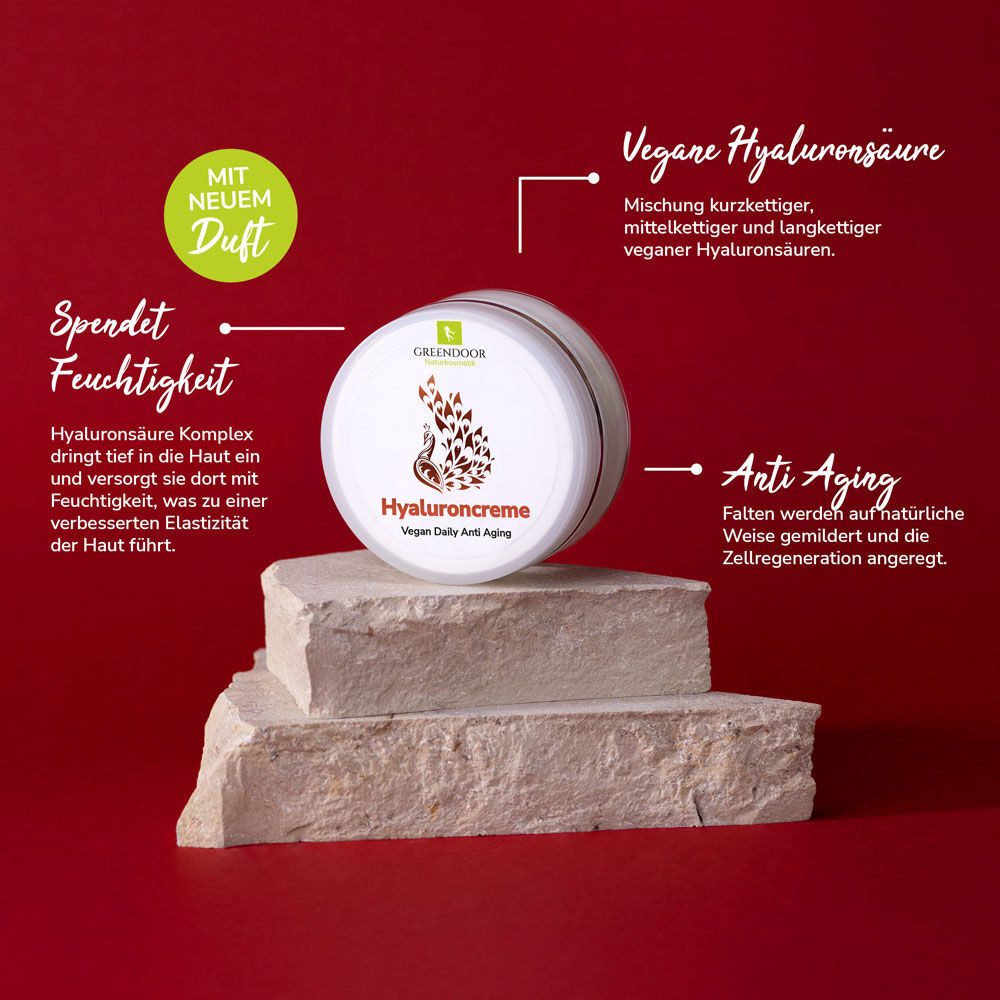 GREENDOOR Gesichtspflege Hyaluroncreme vegan
