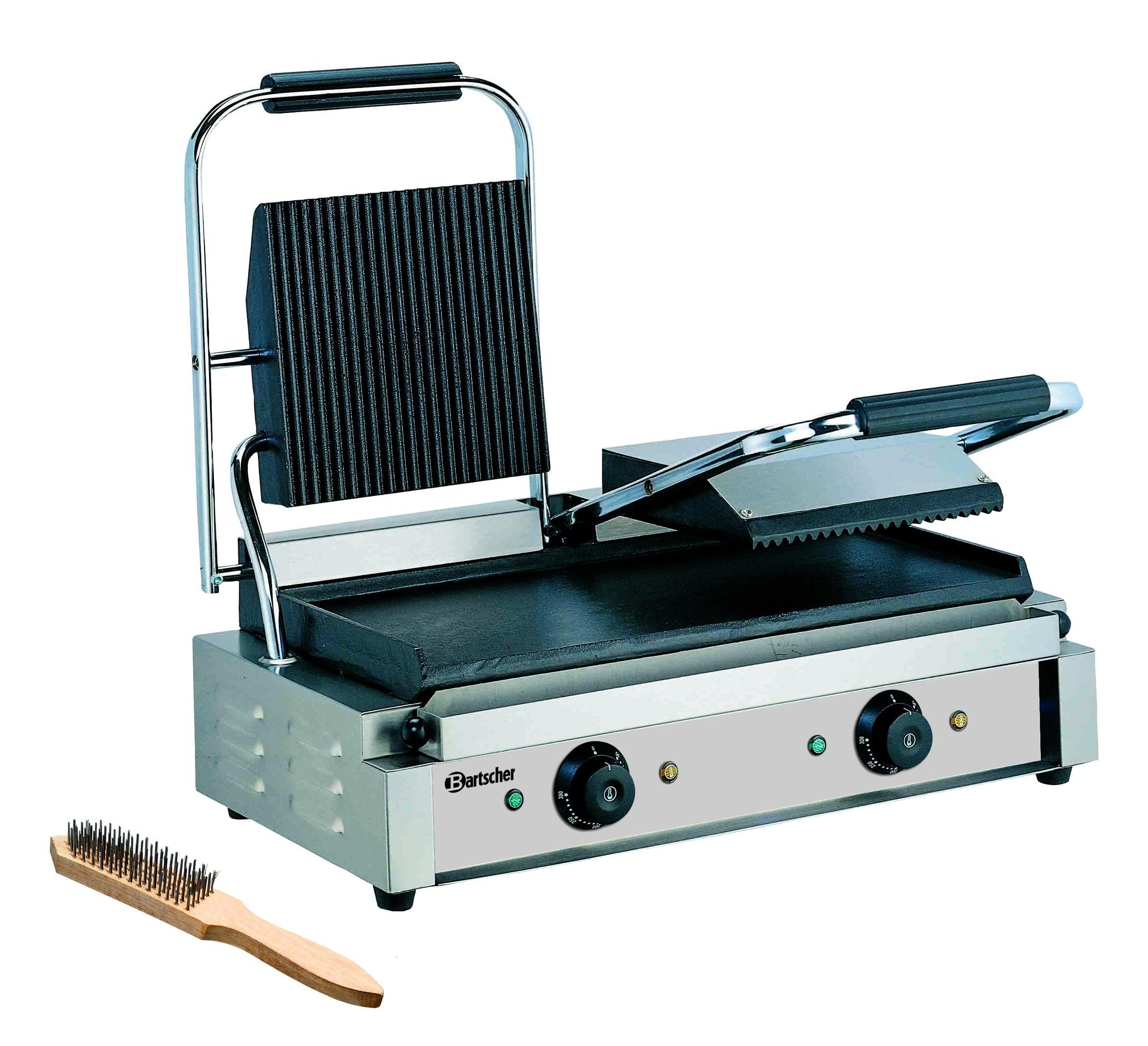 Bartscher Kontaktgrill Kontaktgrill 3600 2GR, 2 Grilleinheiten, A150673