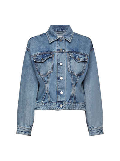 Esprit Jeansjacke Truckerjacke aus Denim