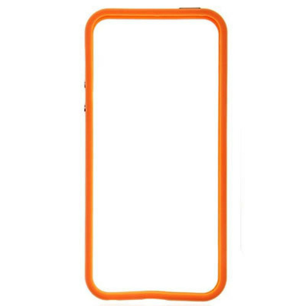 Handytasche Bumper Handyhülle für iPhone 5 5SE Orange Schutz Tasche (Bumper)