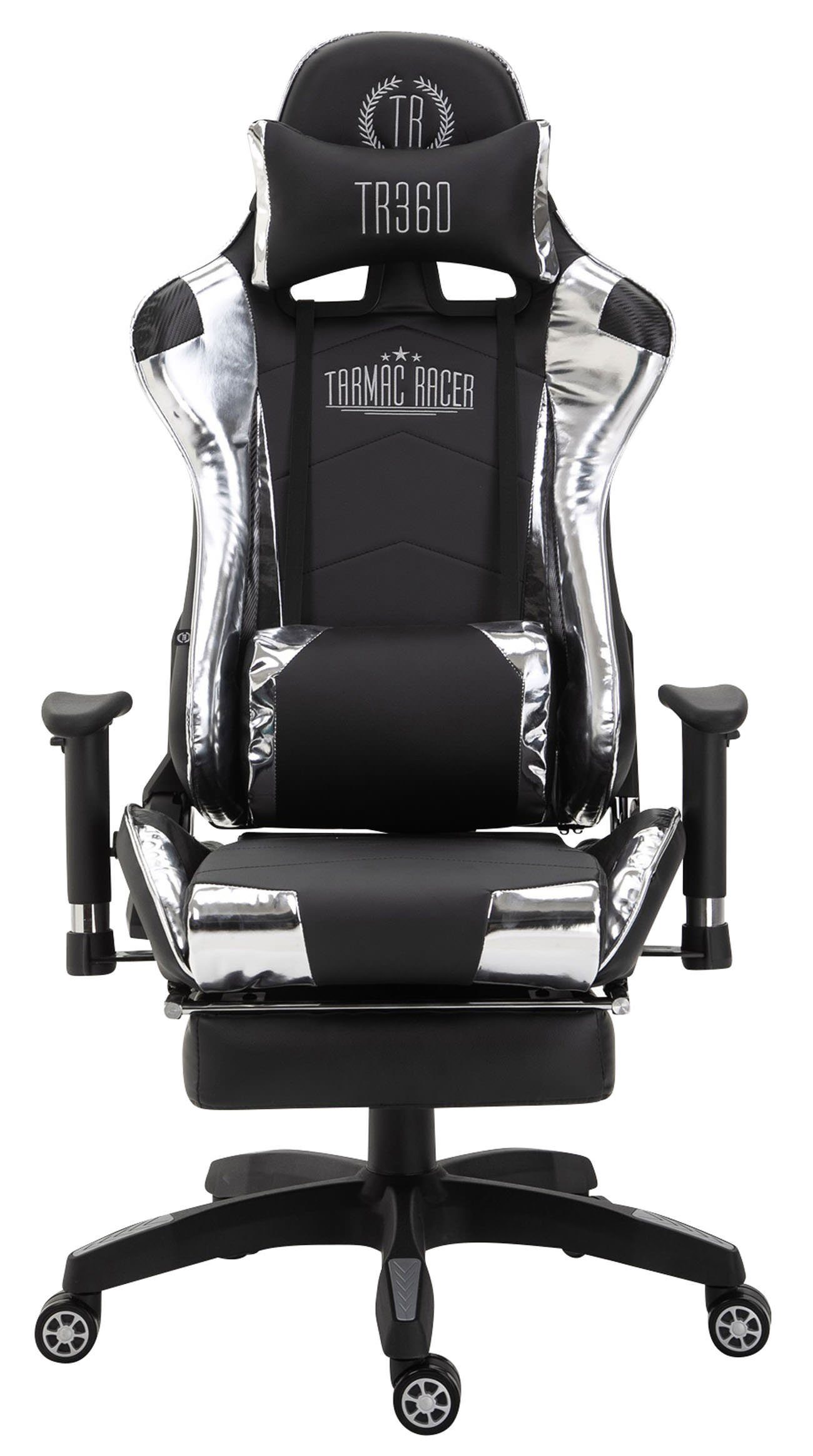 CLP Gaming Chair Turbo mit Fußablage, Höhenverstellbar und drehbar