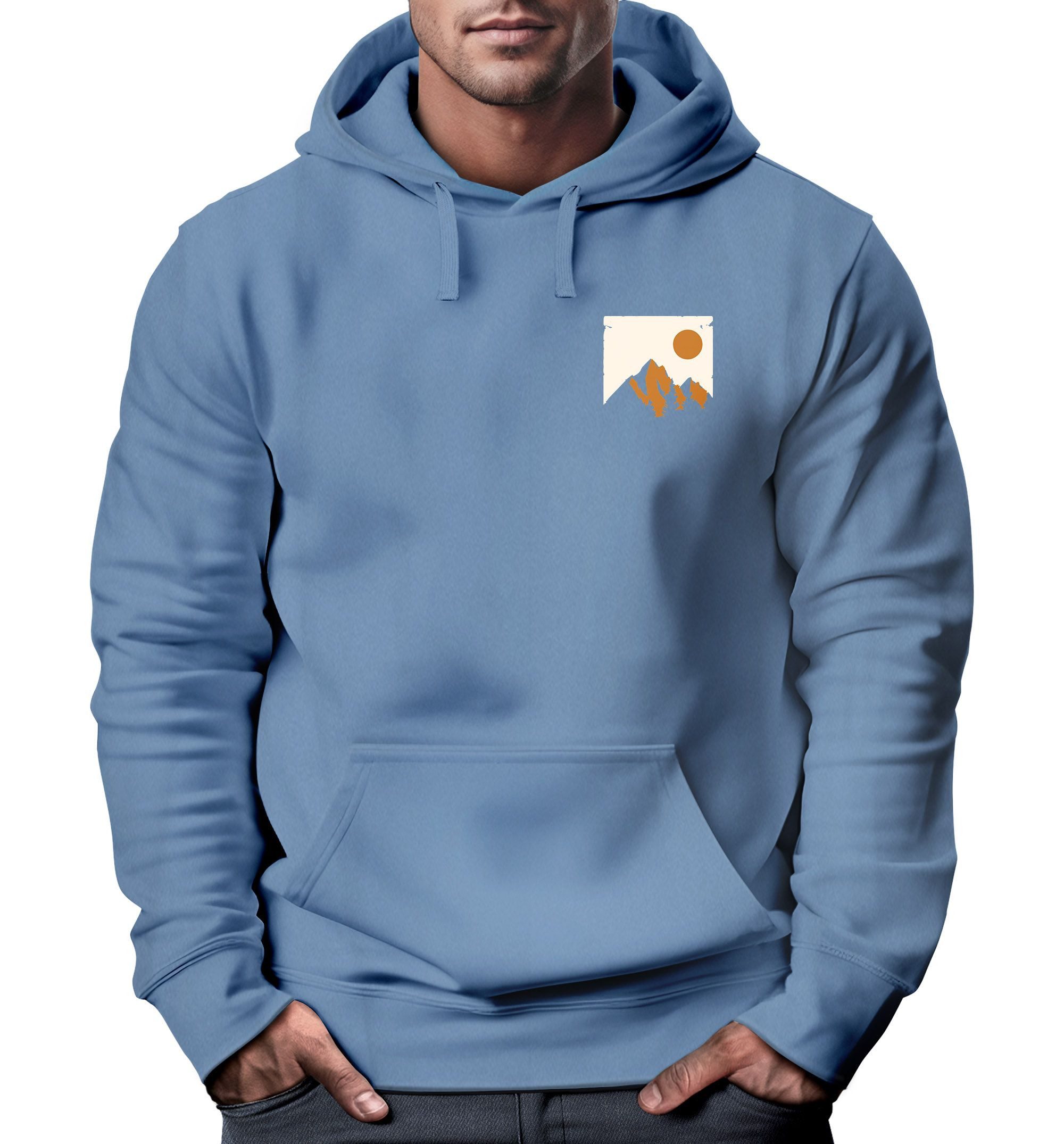 Neverless Hoodie Hoodie Herren Outdoor Adventure günstig online kaufen