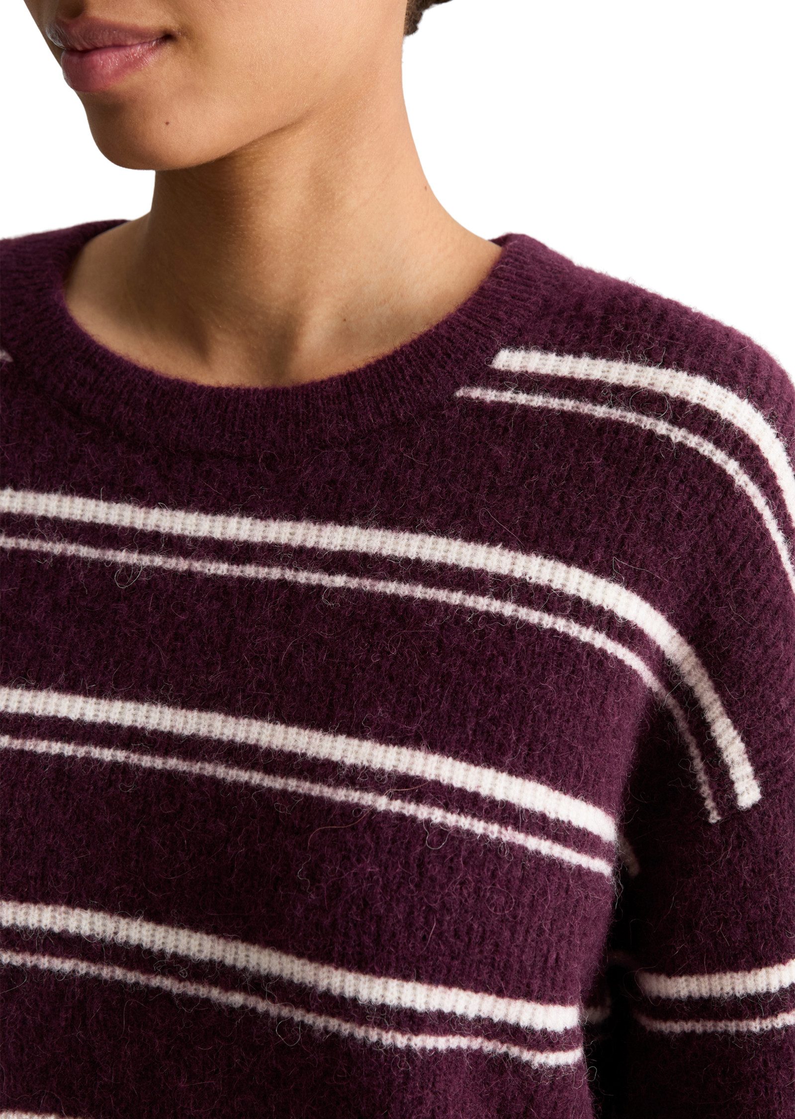 Marc O'Polo DENIM Strickpullover aus kuscheligem Alpakawolle-Mix – Bild 4 von 5