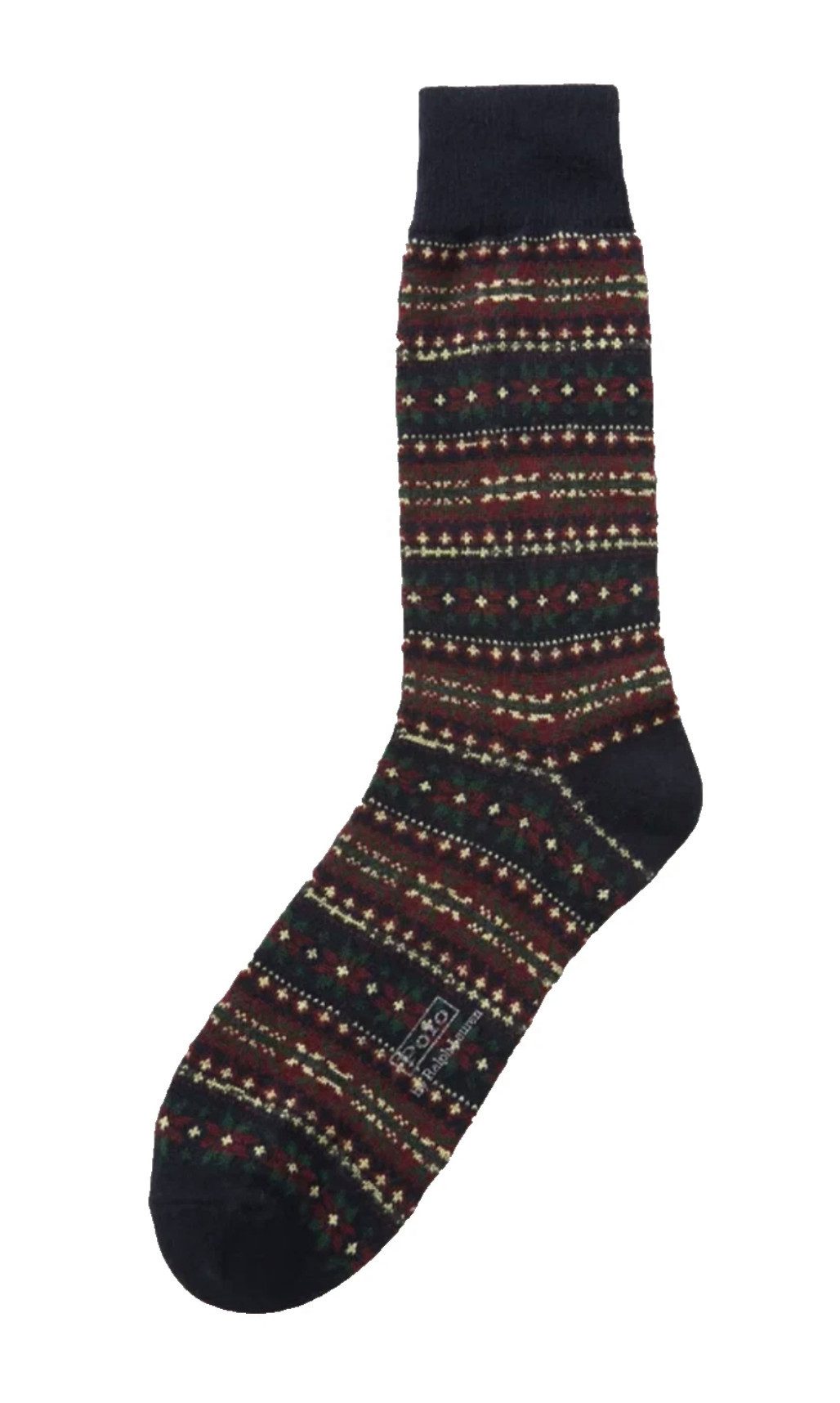 Polo Ralph Lauren Socken Boots Stiefelsocken Fair Isle Made in Japan EU 39–45 Meisterwerk aus Handwerkskunst, Komfort Design
