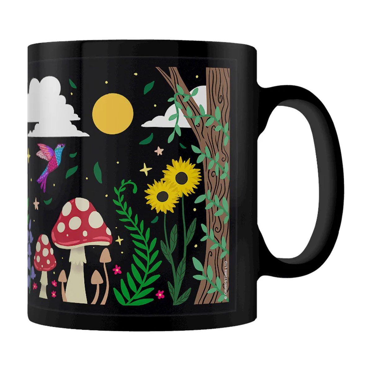 Grindstore Tasse Vintage Tasse Forest Friends 325 ml Fliegenpilz, Duo vintage