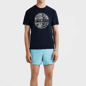 O'Neill T-Shirt Seareef mit kreisförmigem Meeresflora-Print und Logo