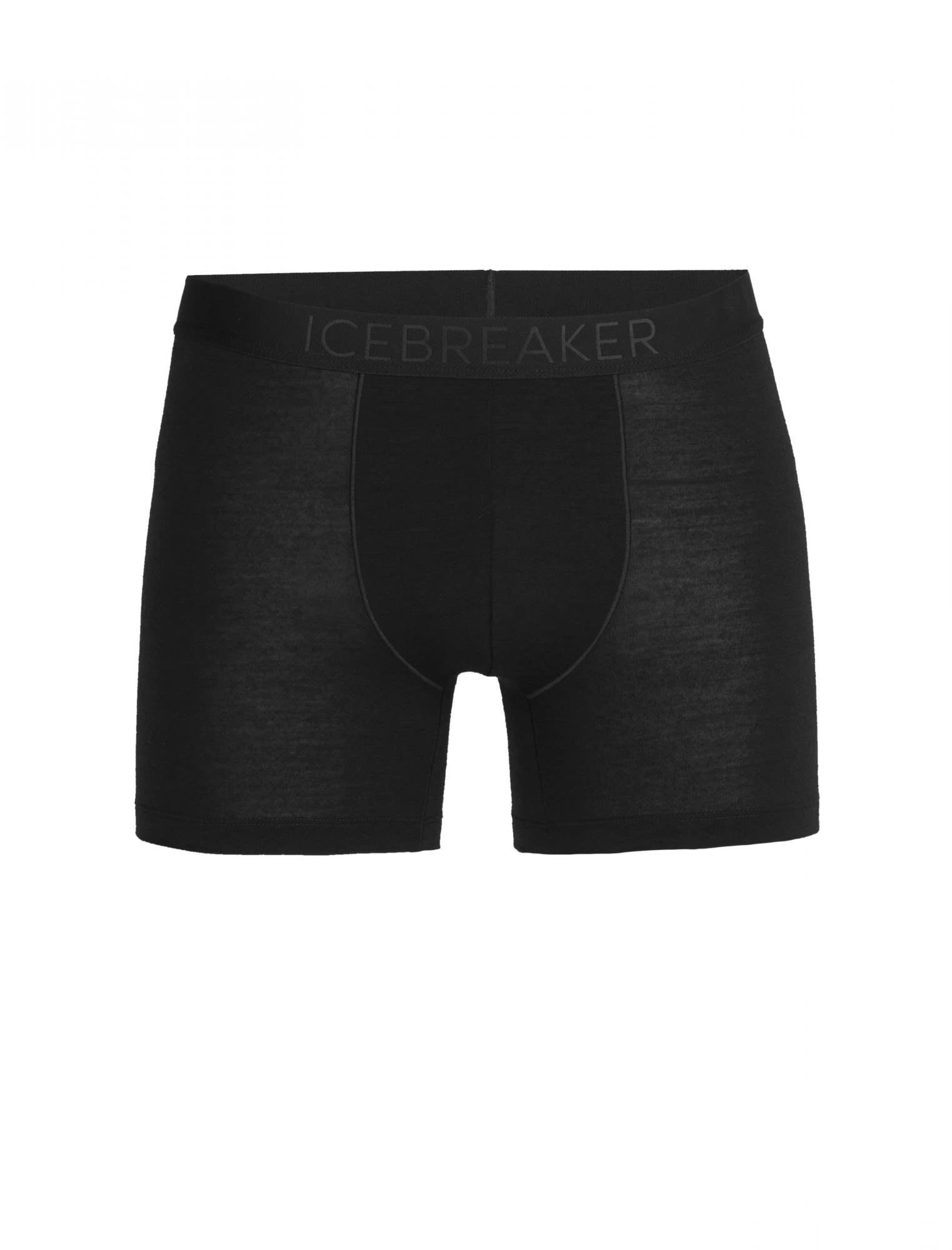 Icebreaker Lange Unterhose Icebreaker M Anatomica Cool-lite Boxers Herren Black