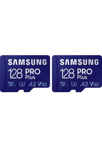 Samsung 2 x PRO Plus 128GB ir SD-Adapter Speic...