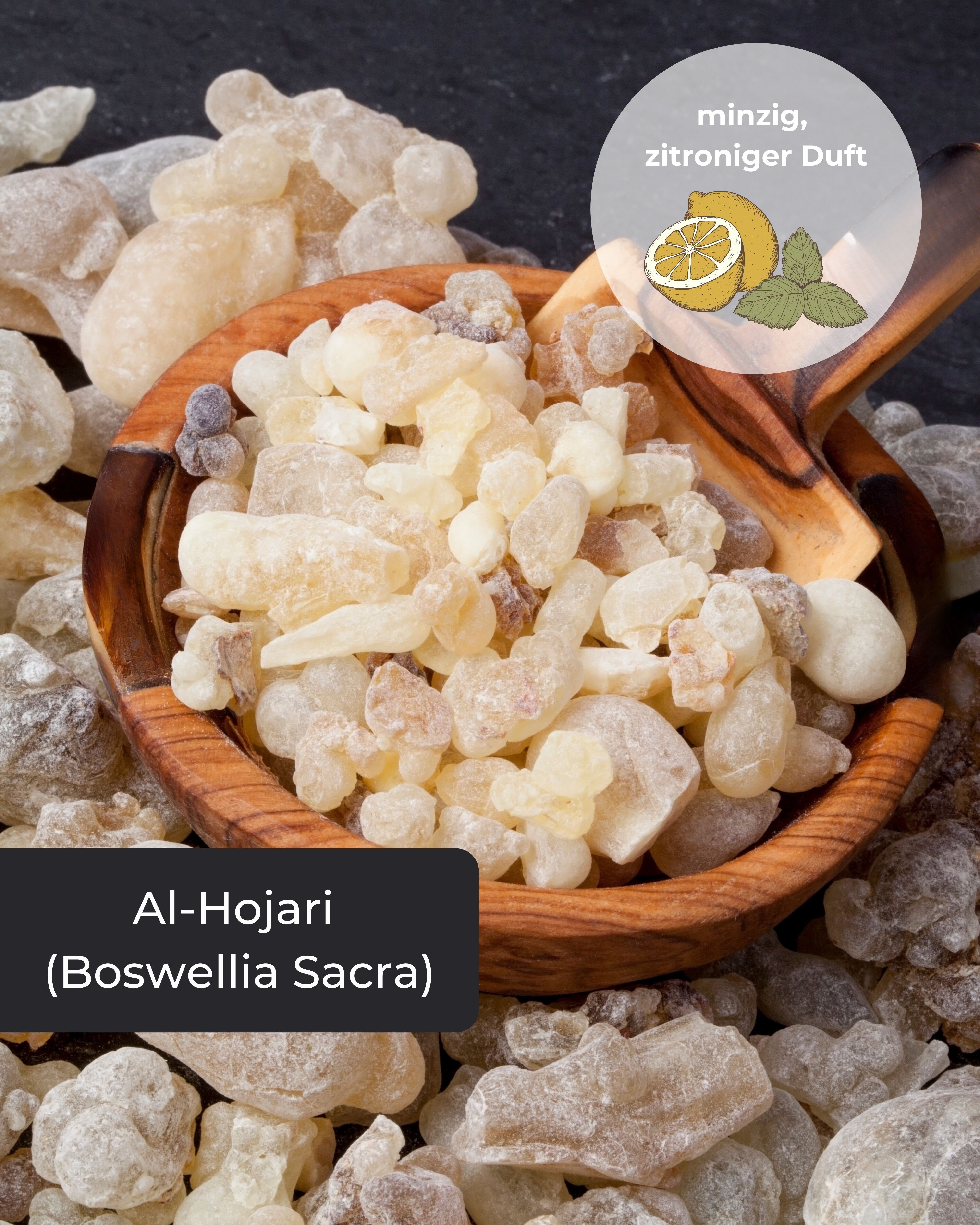 Incensera Räucherstäbchen-Halter Weihrauch Oman - Hochwertiges Räucherwerk, harz & Frankincense, reines Weihrauch