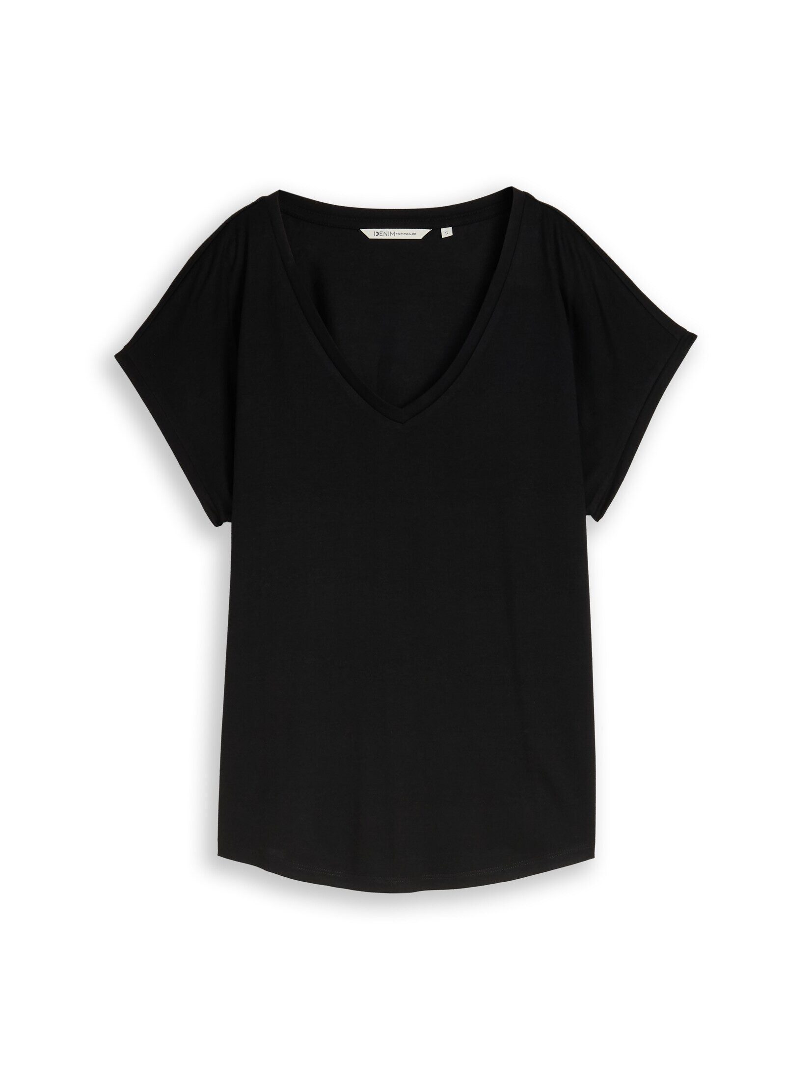 TOM TAILOR Denim T-Shirt T-Shirt T-Shirt mit V-Ausschnitt