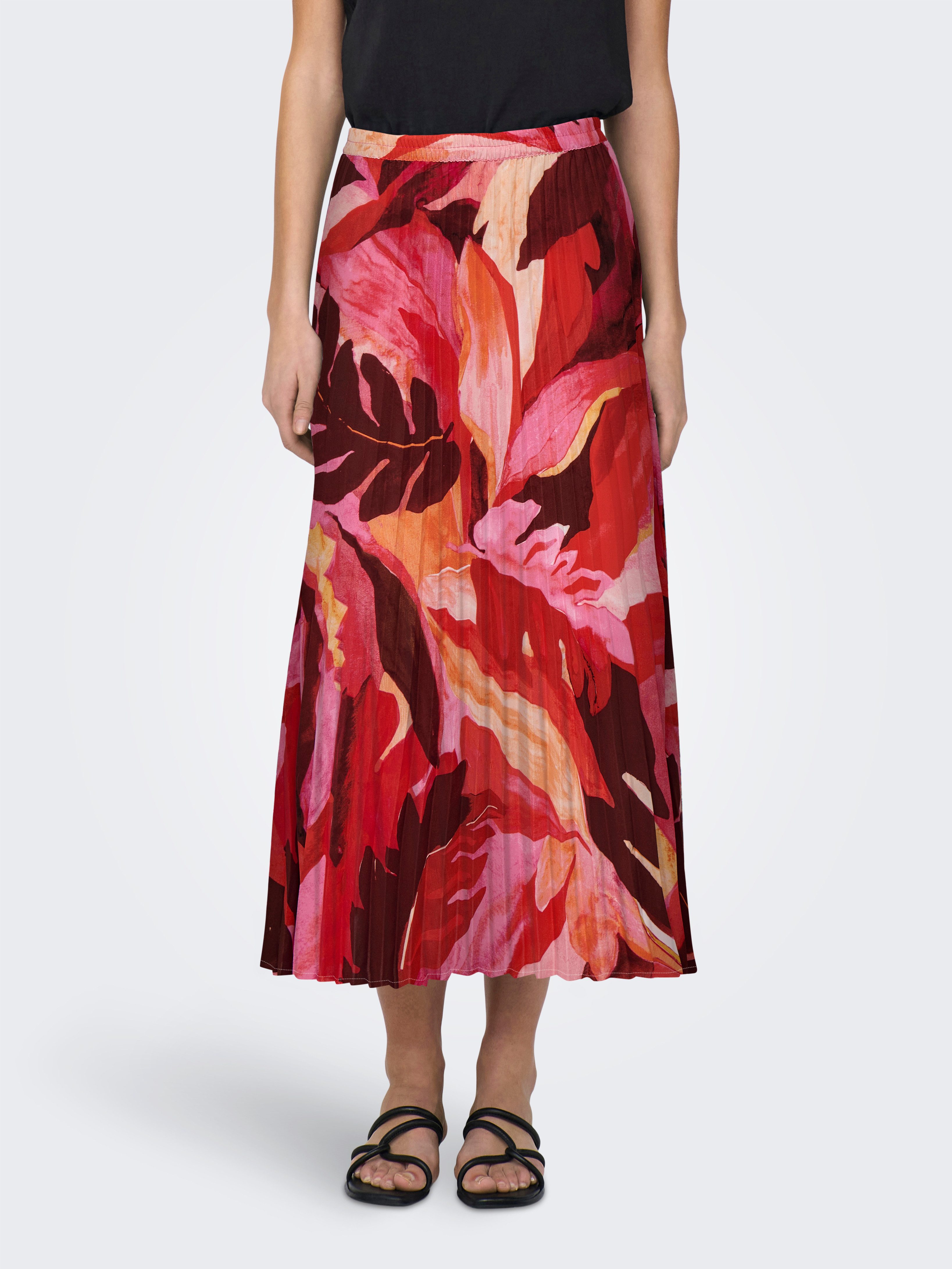 ONLY Plisseerock ONLALMA LIFE POLY PLISSE SKIRT AOP günstig online kaufen