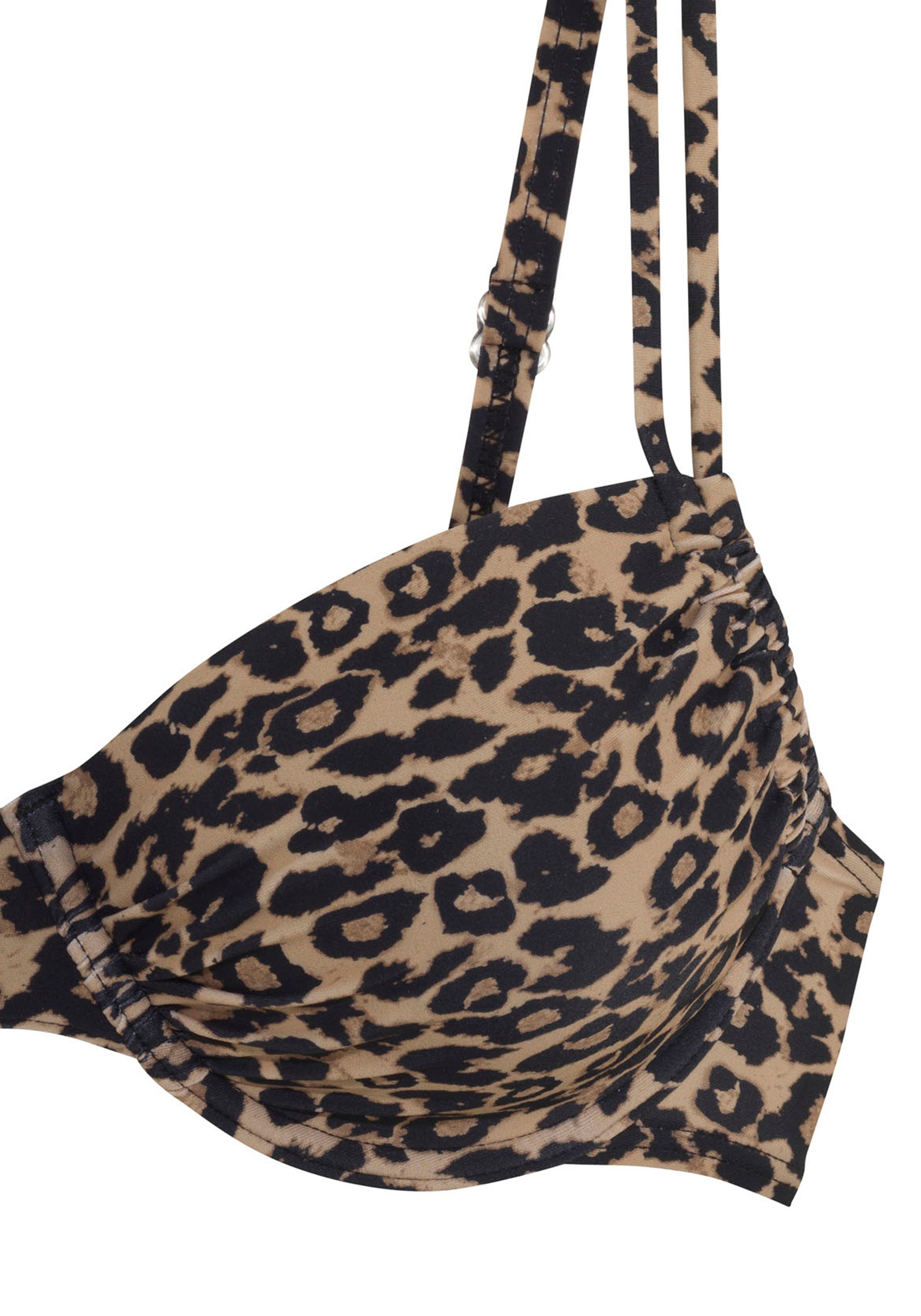 Vivance Bügel-Bikini-Top Thora, in modischem Leo-Print