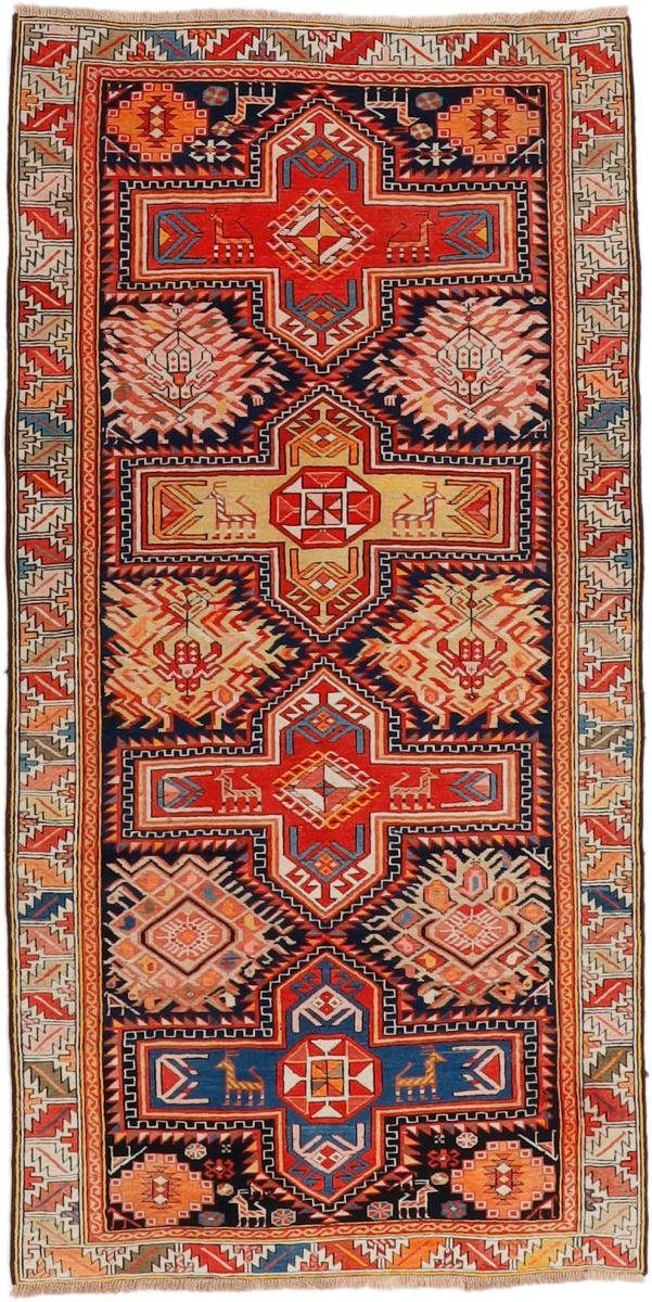 Orientteppich Shirwan Alt 110x221 Handgeknüpfter Orientteppich Läufer, Nain Trading, rechteckig, Höhe: 12 mm