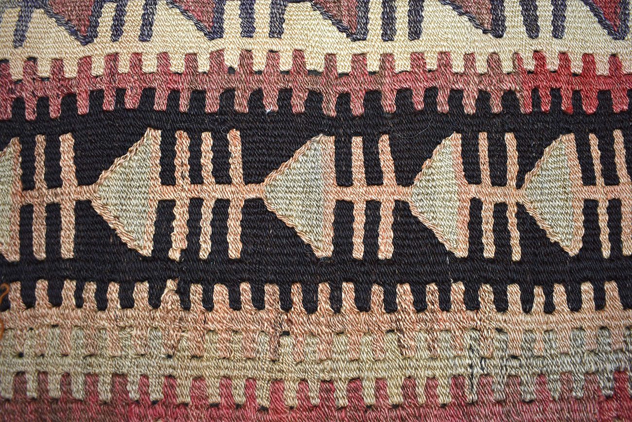 KUHFELL online & NOMAD Orientteppich Vintage Kelim kurdischer Nomaden Teppich Läufer 525 x 165 cm Unikat