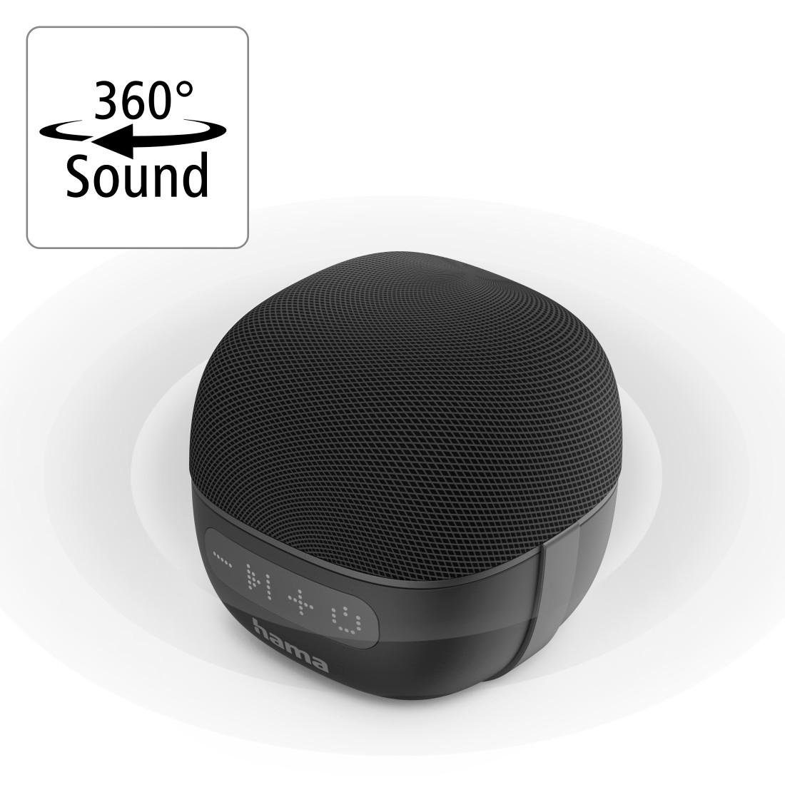 Hama Handlicher (A2DP Bluetooth, Bluetooth®Lautsprecher HFP) 2.0", 4 Akku 10h schwarz AVRCP Bluetooth, W, "Cube Bluetooth-Lautsprecher Laufzeit