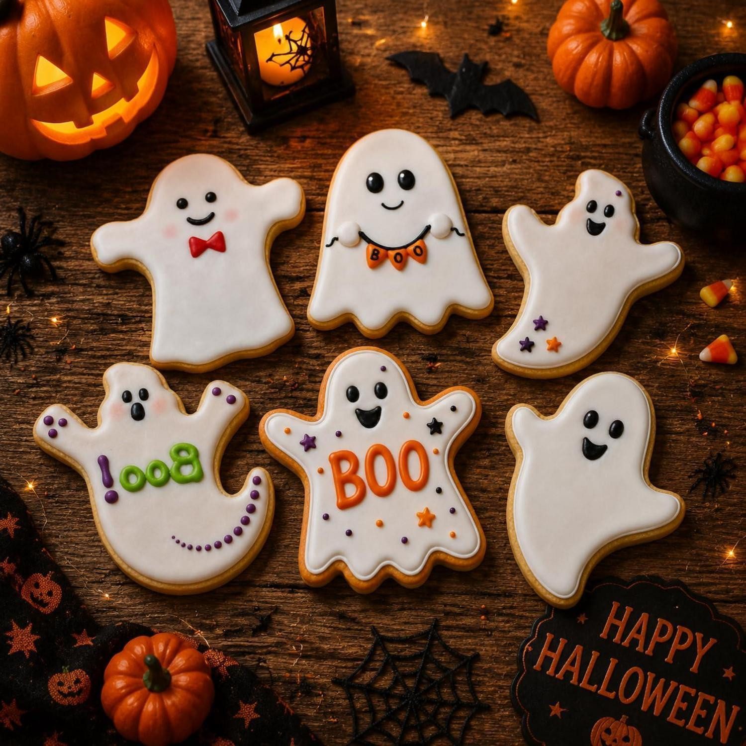 LuxusKollektion Ausstechform Ausstecher Geister 6-teilig Edelstahl Halloween, Metall, (6-St) – Bild 5 von 5