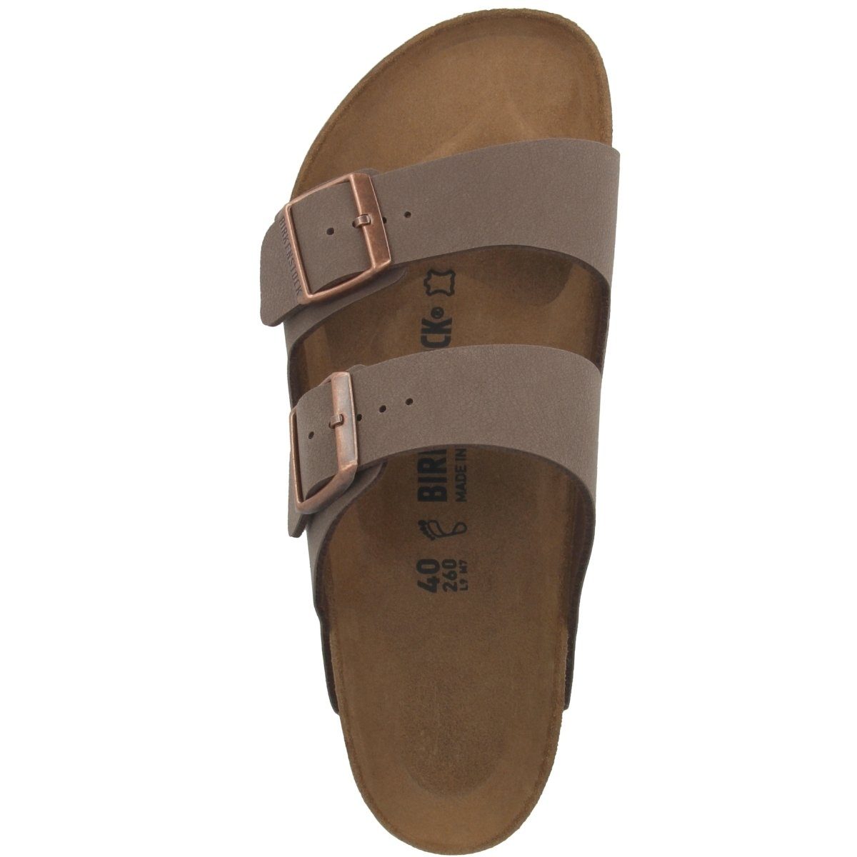 Birkenstock Arizona Birko-Flor Nubuk normal Unisex Erwachsene Sandale Sandaletten, Sommerschuhe, Badeschuhe, Riemchen, Schlappen