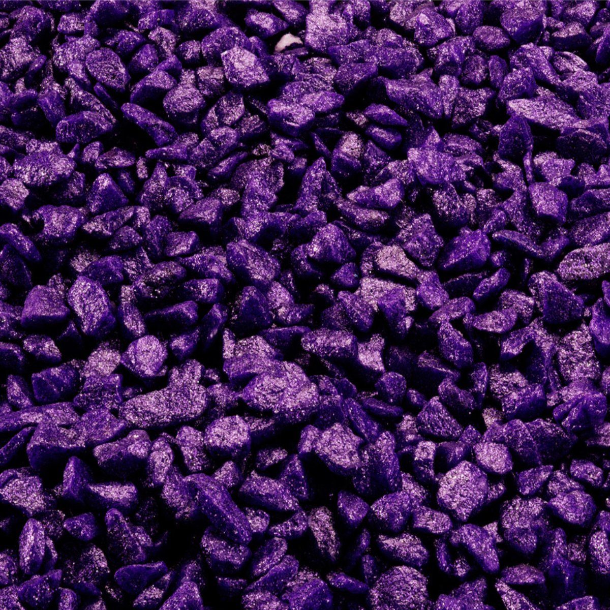 Aquarienkies Glitzersteine violett 2 kg
